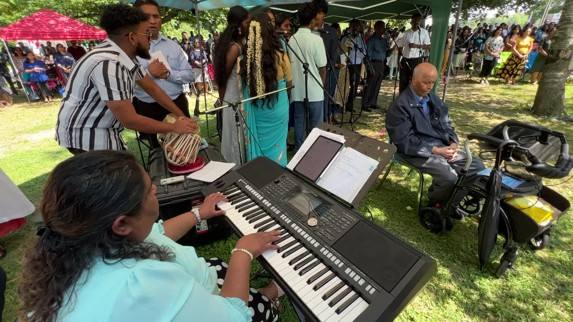 Tamil Catholics take part in the Feast of our Lady of Madhu