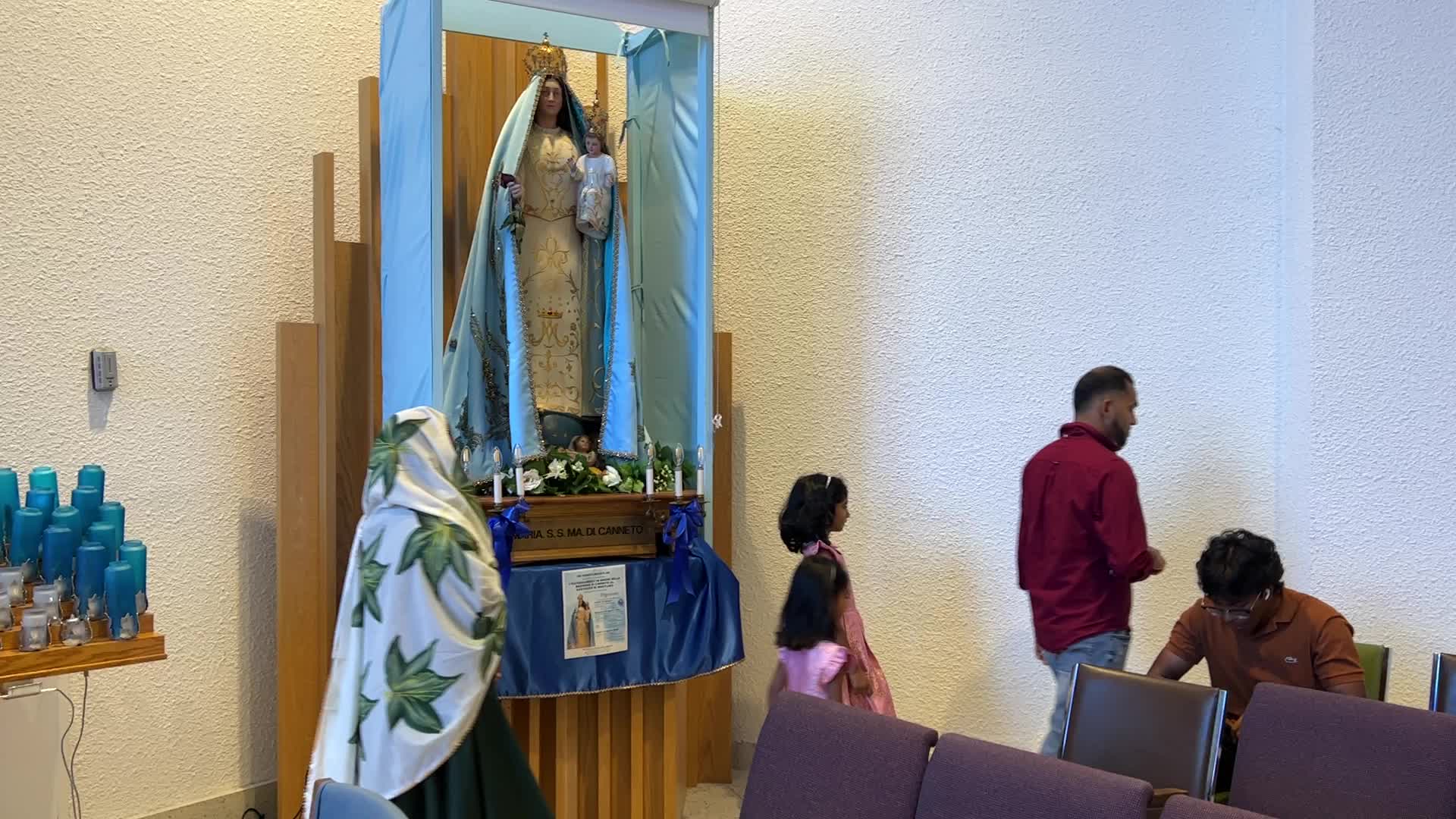 Tamil Catholics take part in the Feast of our Lady of Madhu