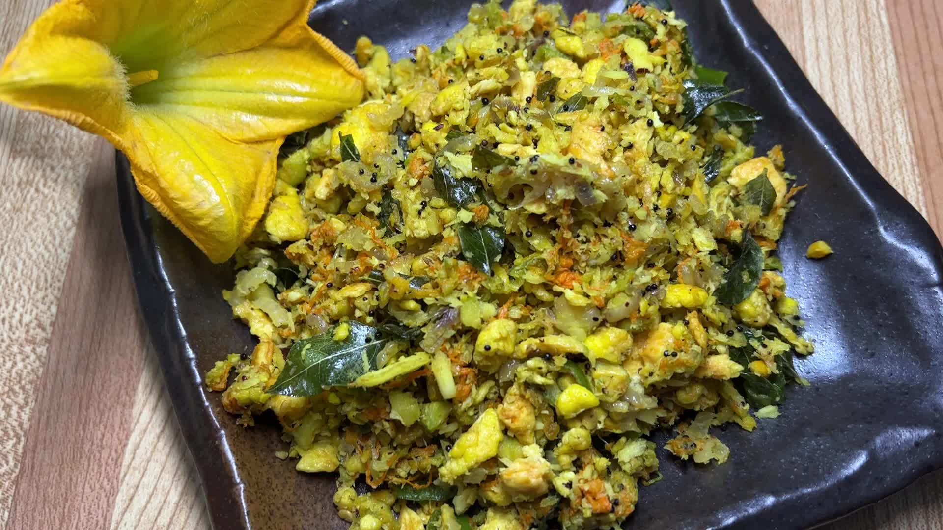 Squash flower Thoran