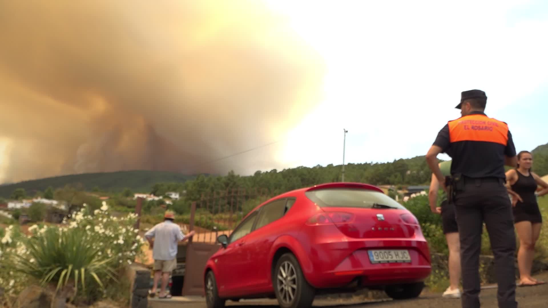Wildfire On Spain's Tenerife Burning 'Out Of Control'