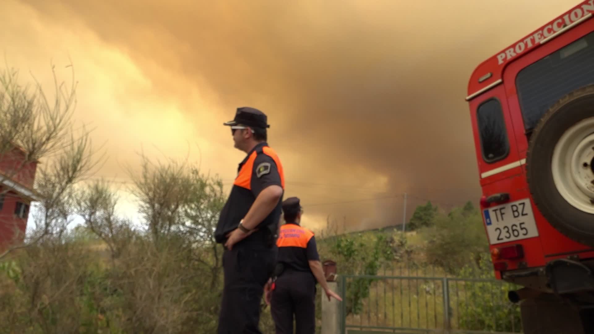 Wildfire On Spain's Tenerife Burning 'Out Of Control'