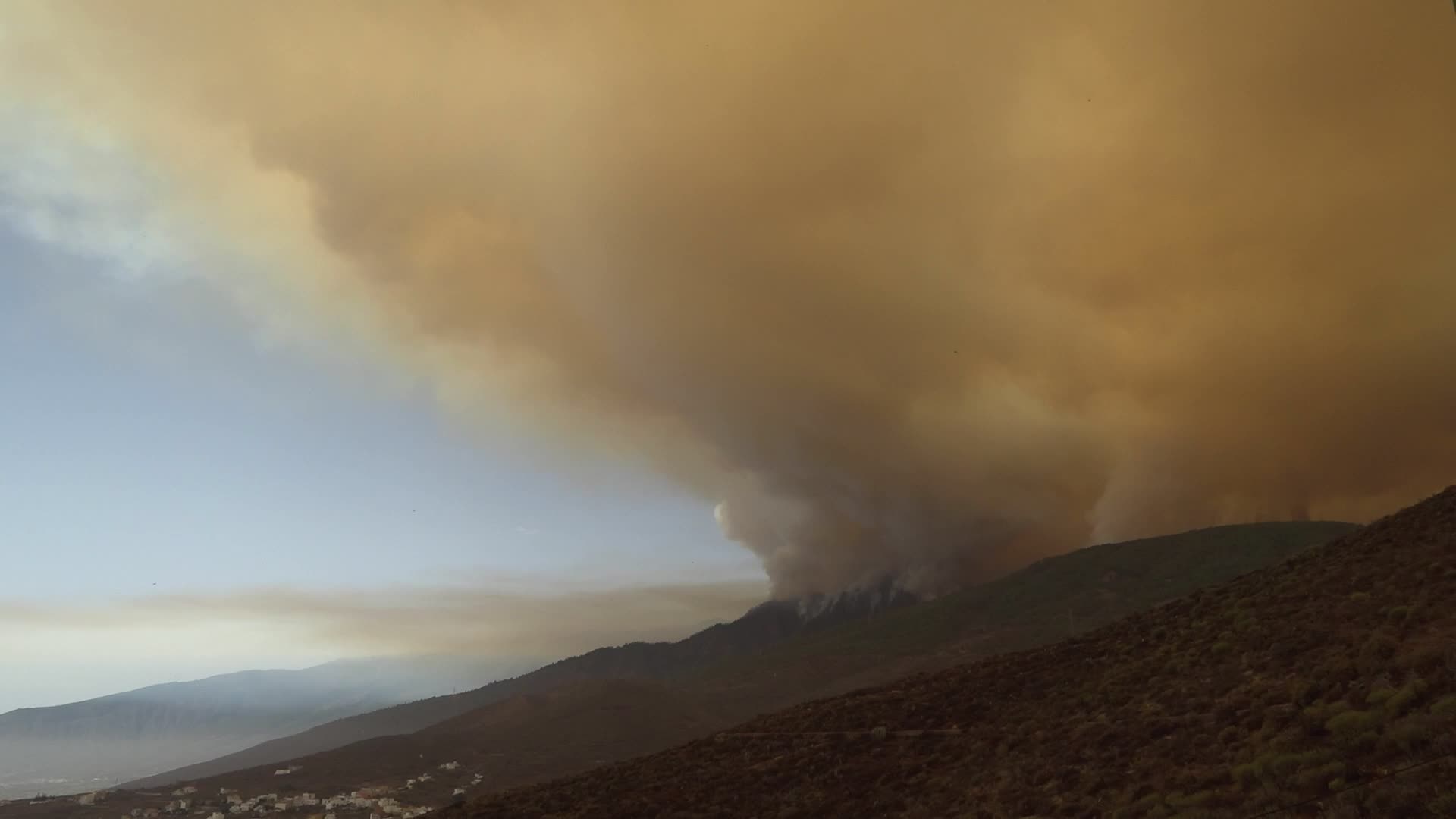 Wildfire On Spain's Tenerife Burning 'Out Of Control'