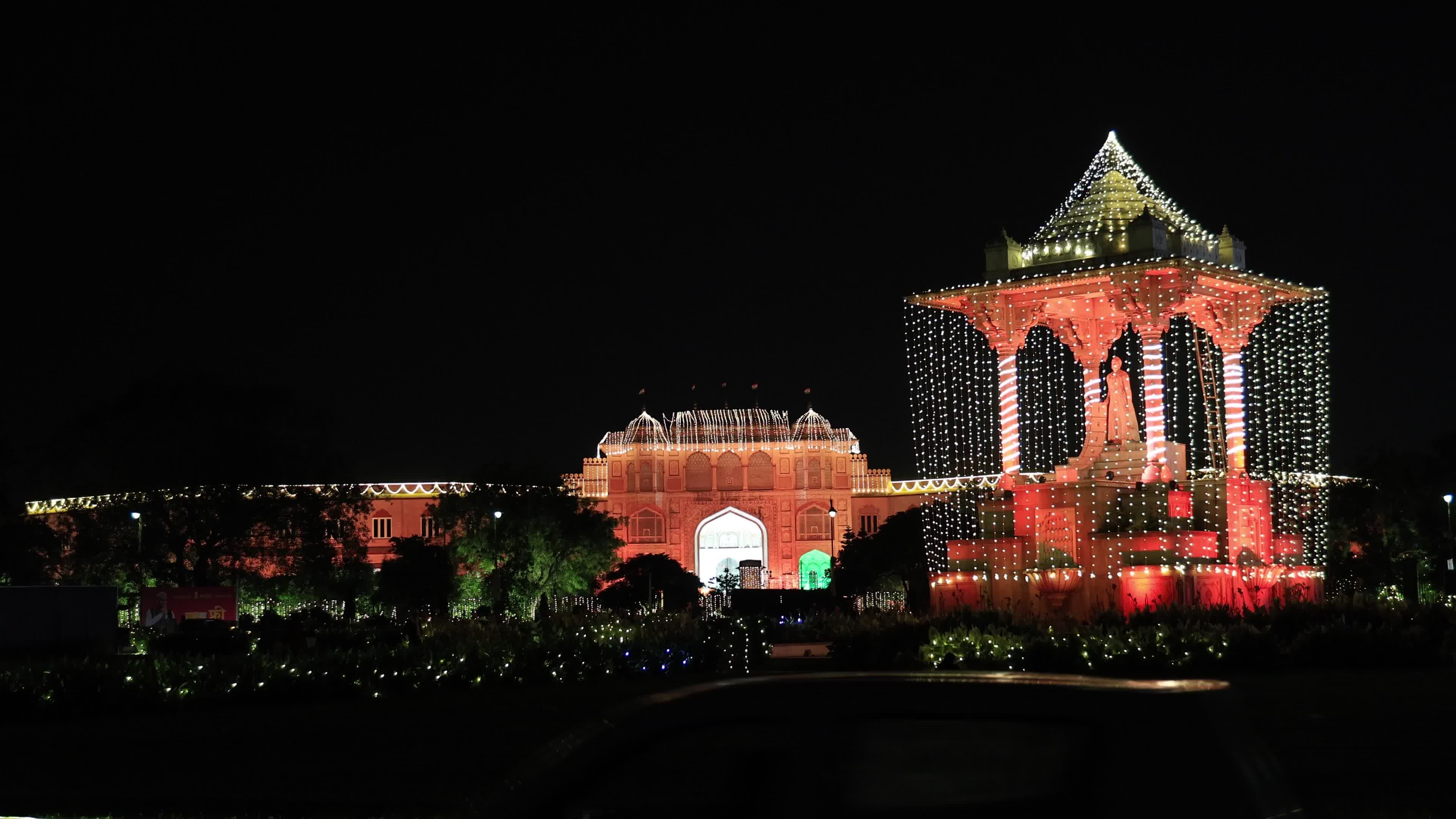 77th Independence Day Lighting In Jaipur 