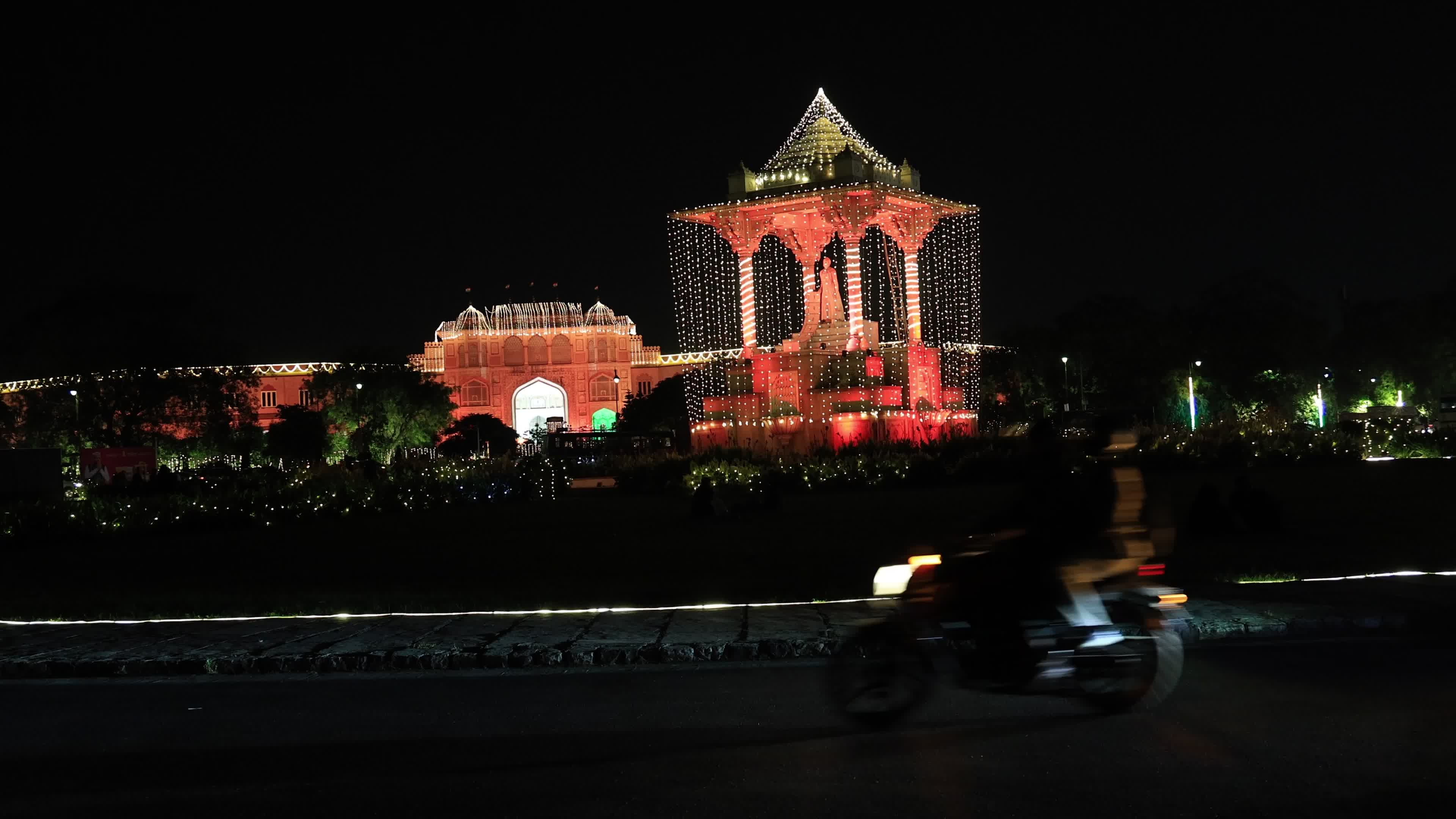 77th Independence Day Lighting In Jaipur 