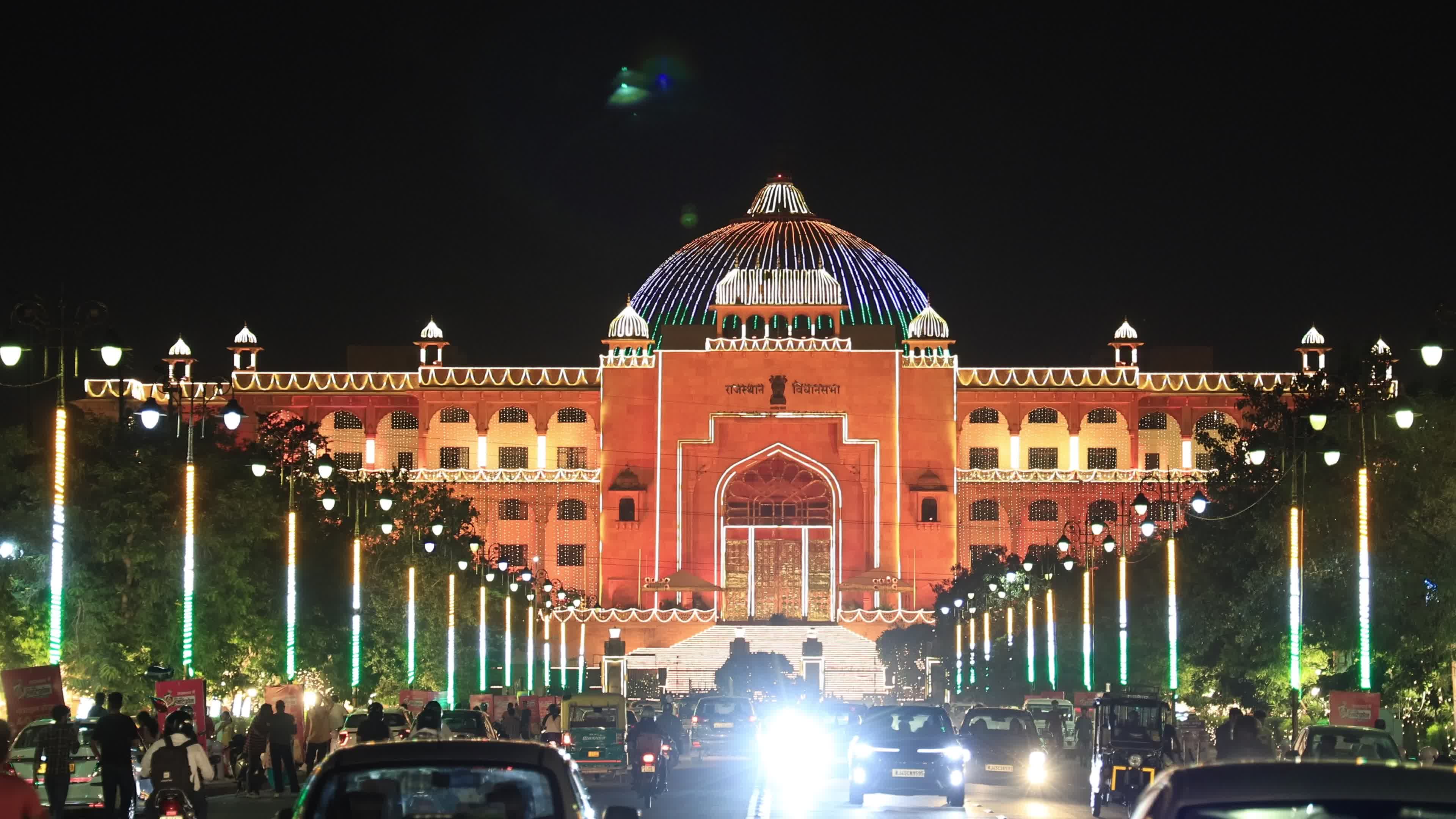 77th Independence Day Lighting In Jaipur 