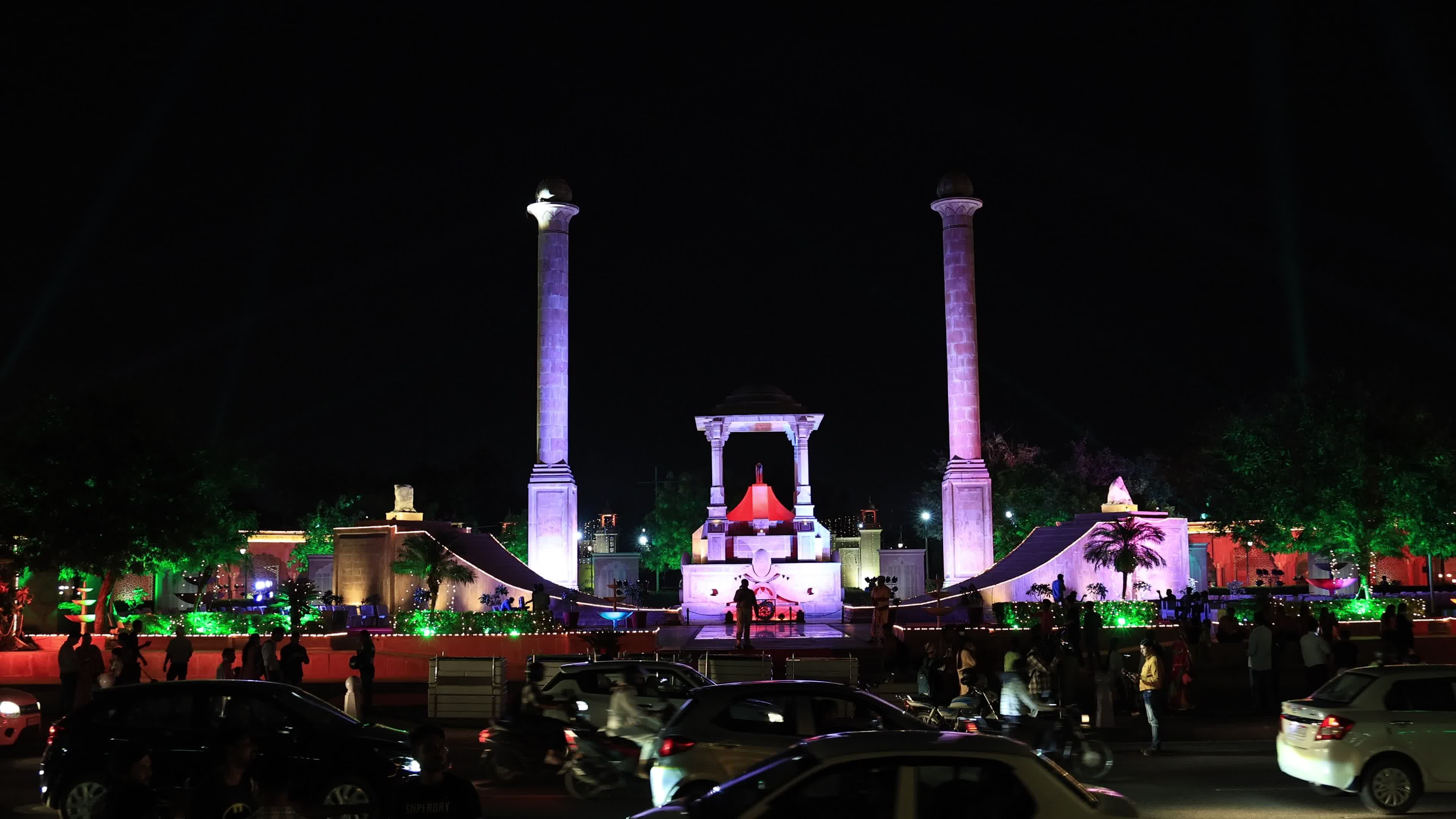 77th Independence Day Lighting In Jaipur 