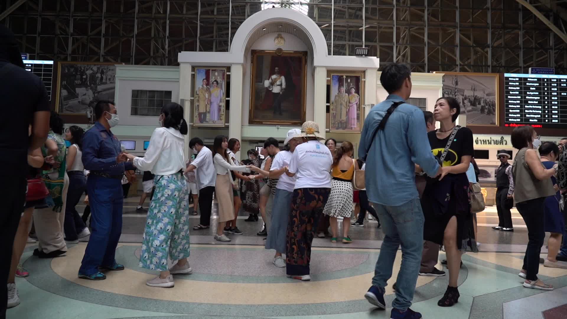 Swing Dance Party at Hua Lamphong Railway Station.