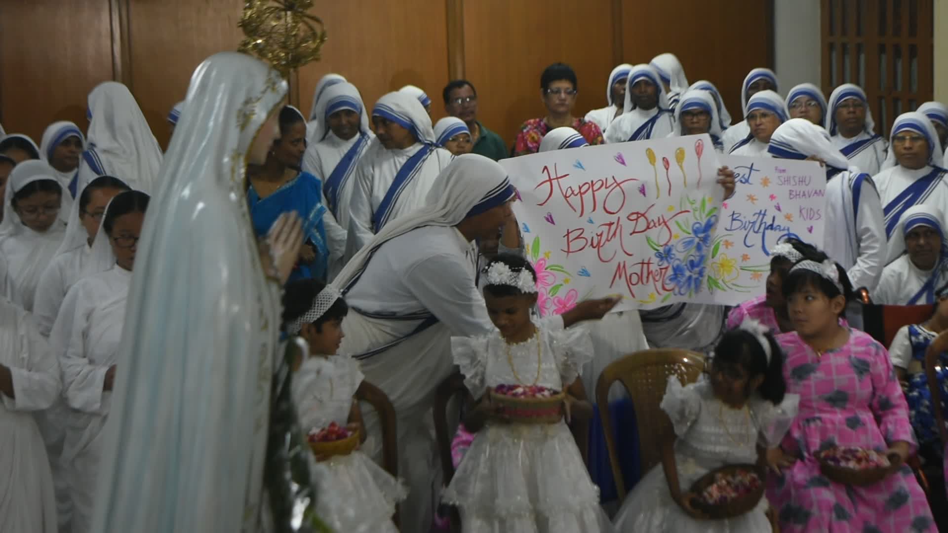 113th birthday celebration of Saint Teresa in Kolkata.