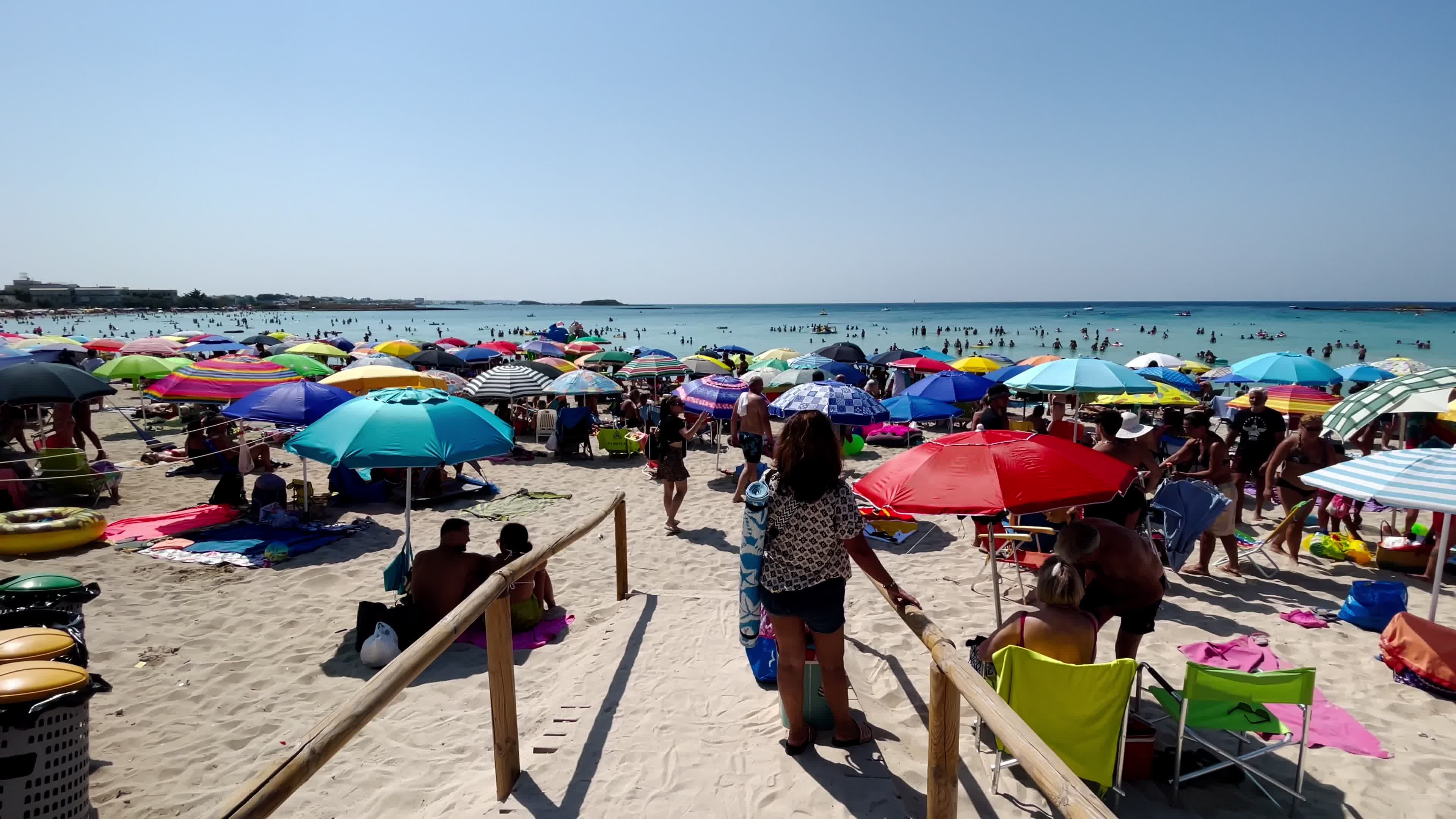 Porto Cesareo Beach In Italy