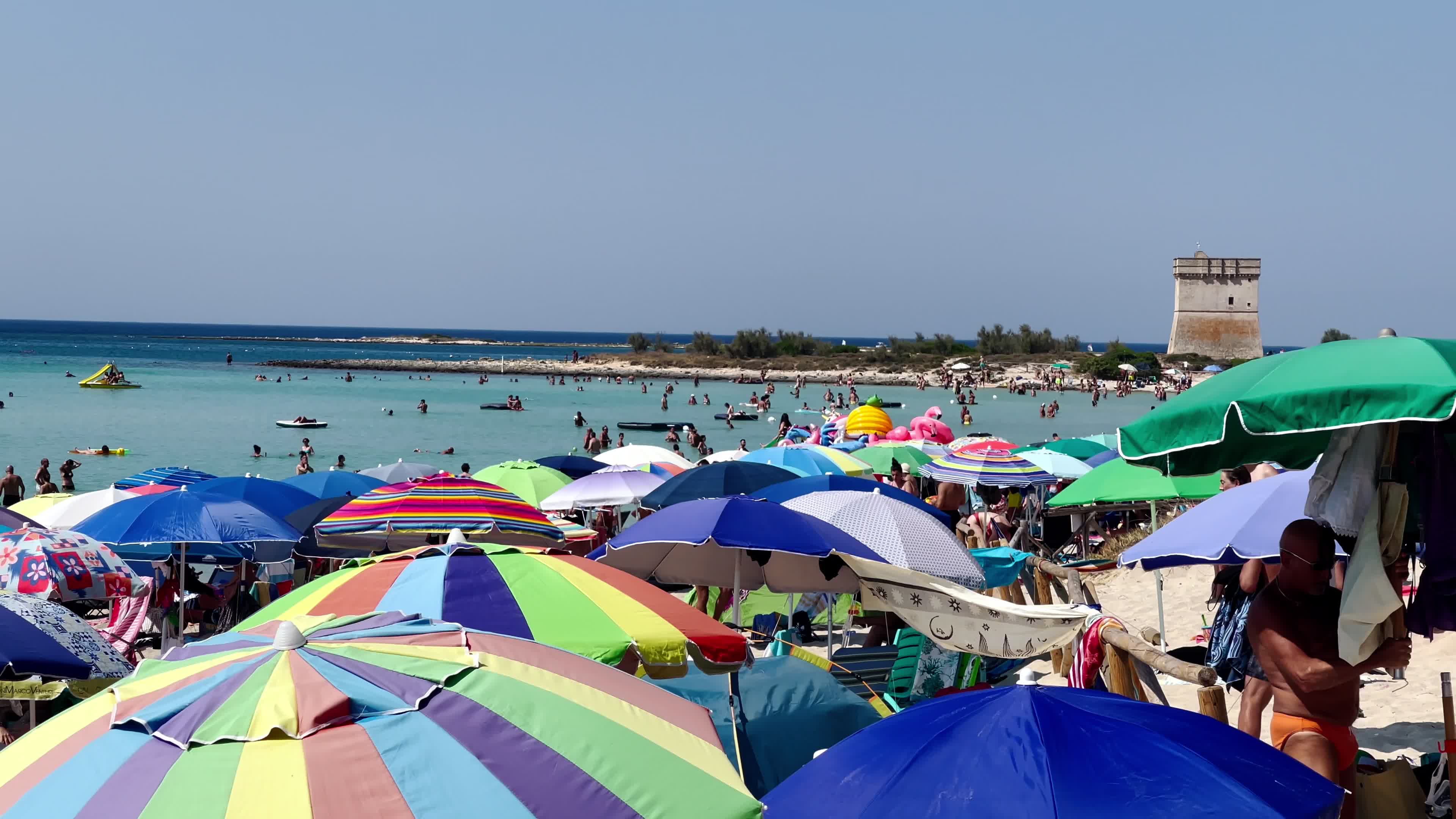 Porto Cesareo Beach In Italy