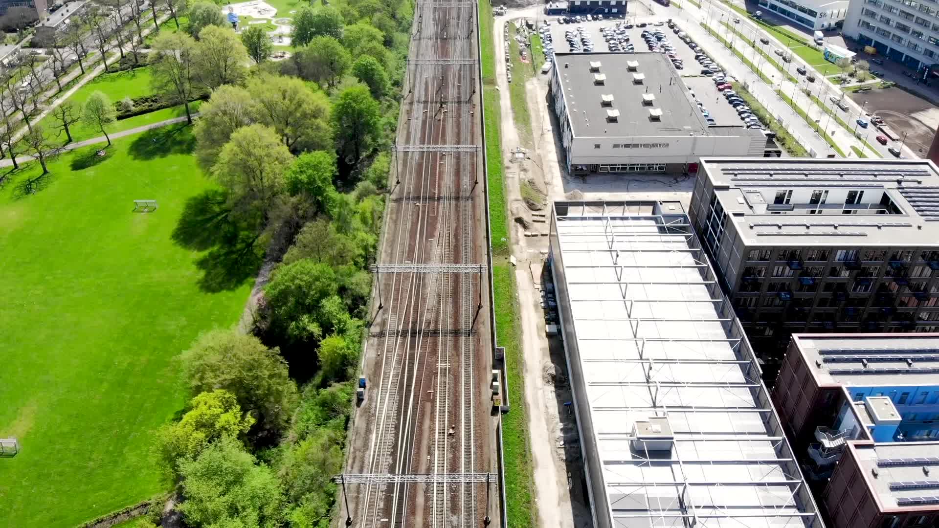 Aerial view of Eindhoven, Netherlands