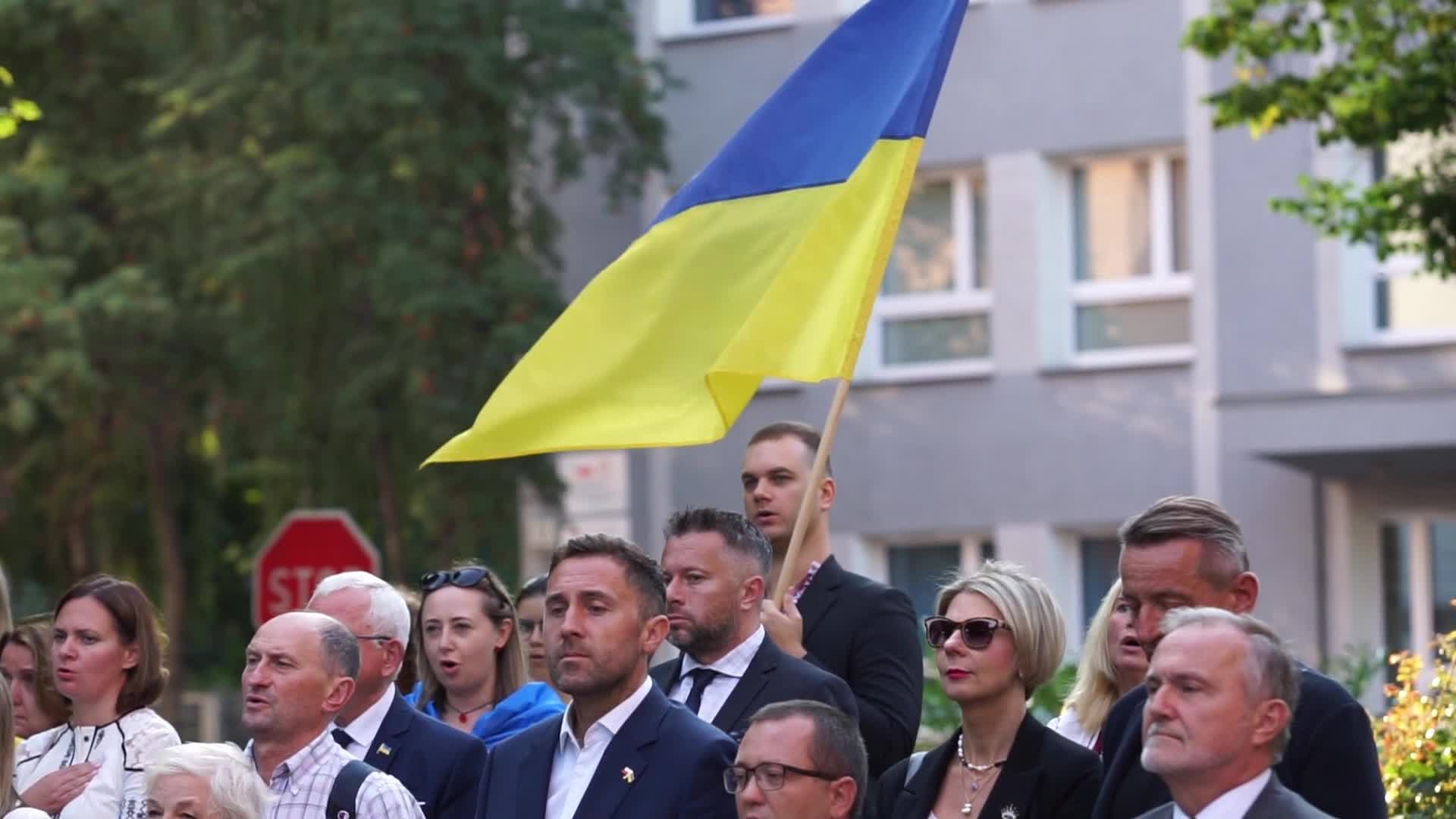 Independence Day Of Ukraine In Gdansk