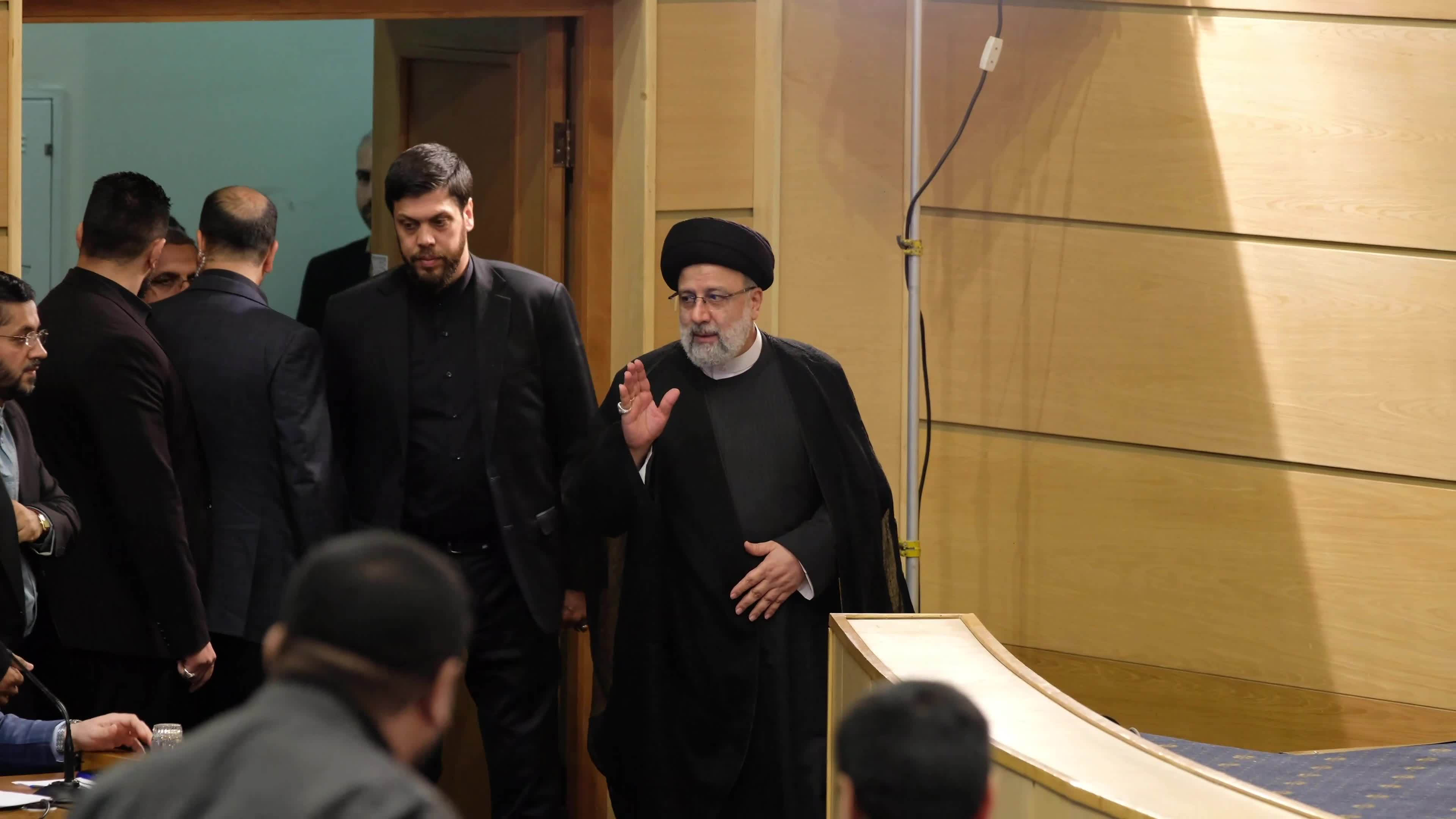 Iranian President Ebrahim Raisi news conference