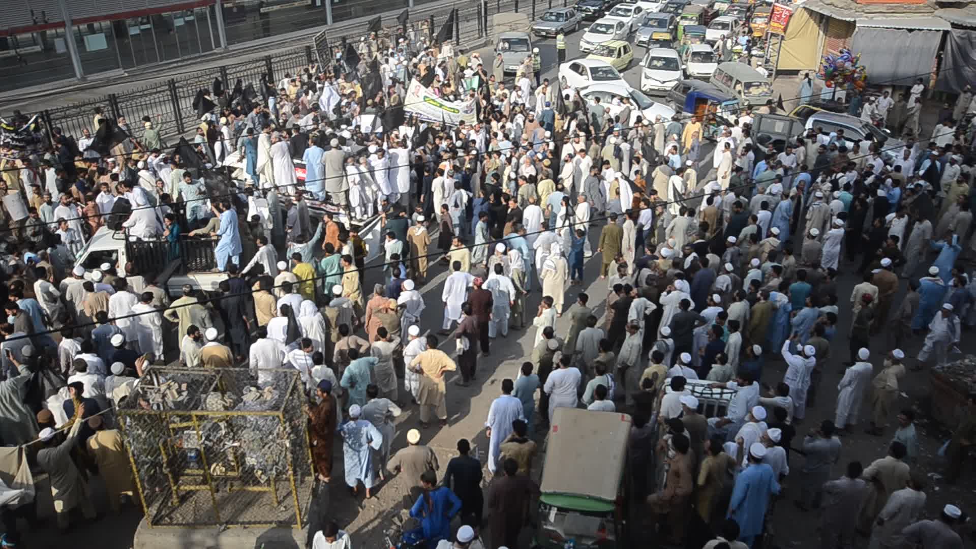 Protest against inflation electricity bills in Peshawar
