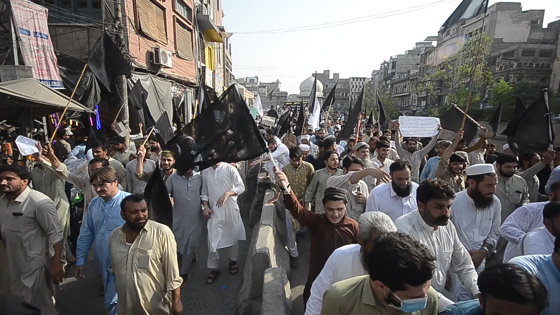 Protest against inflation electricity bills in Peshawar
