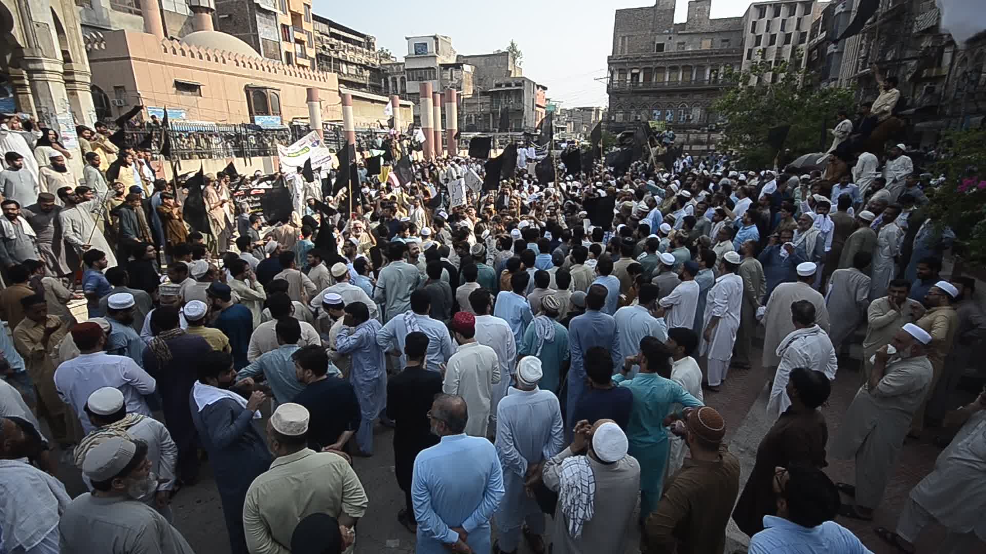 Protest against inflation electricity bills in Peshawar
