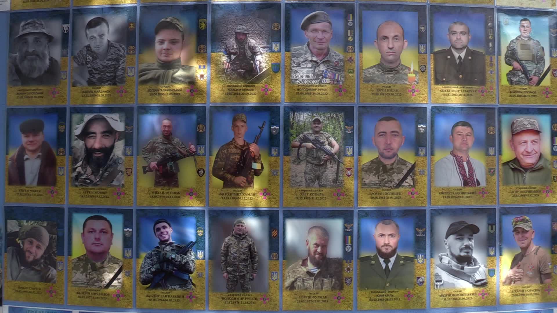 Day of Remembrance of the Defenders of Ukraine in Kyiv, amid Russia's invasion of Ukraine.
