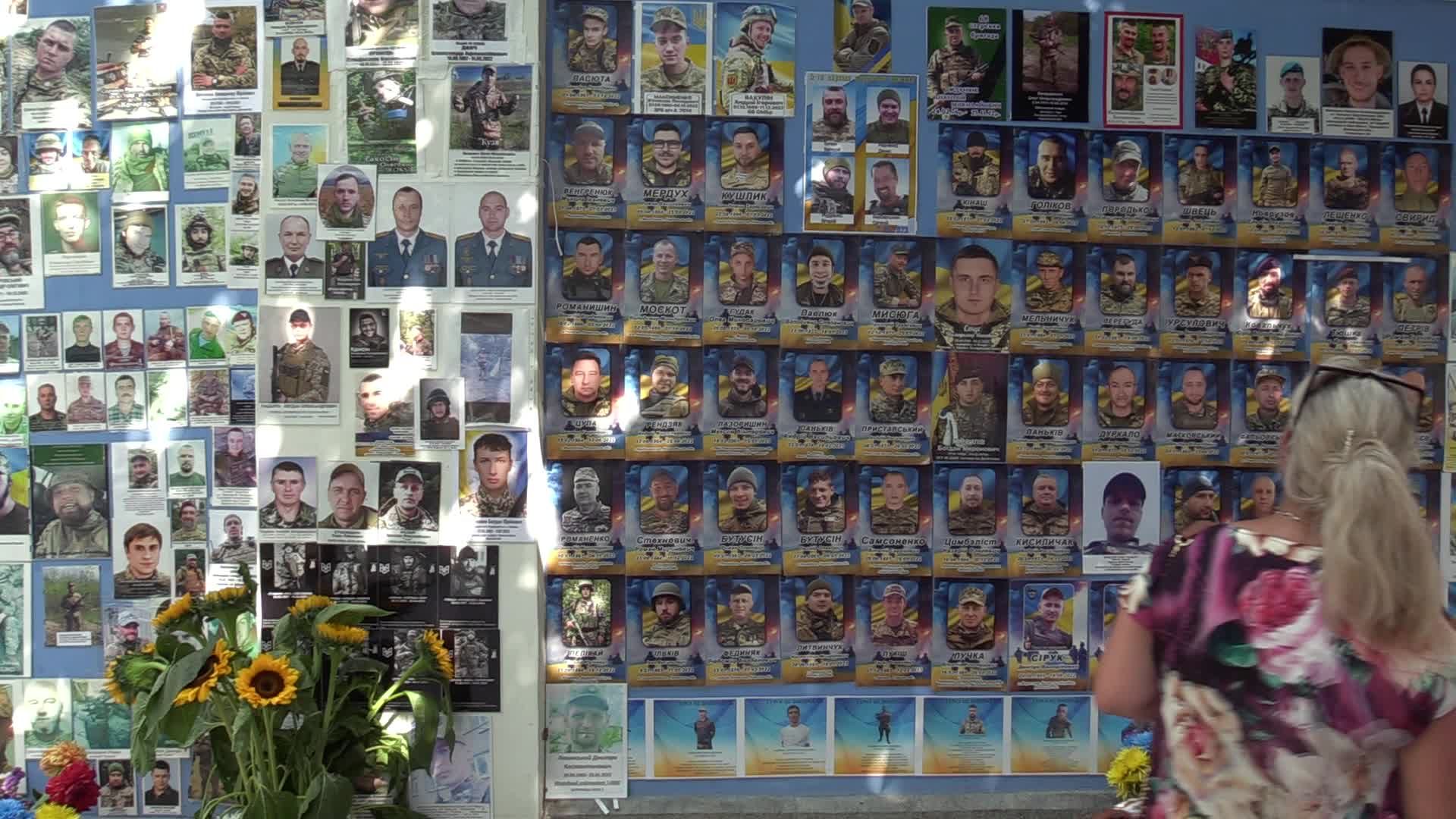 Day of Remembrance of the Defenders of Ukraine in Kyiv, amid Russia's invasion of Ukraine.