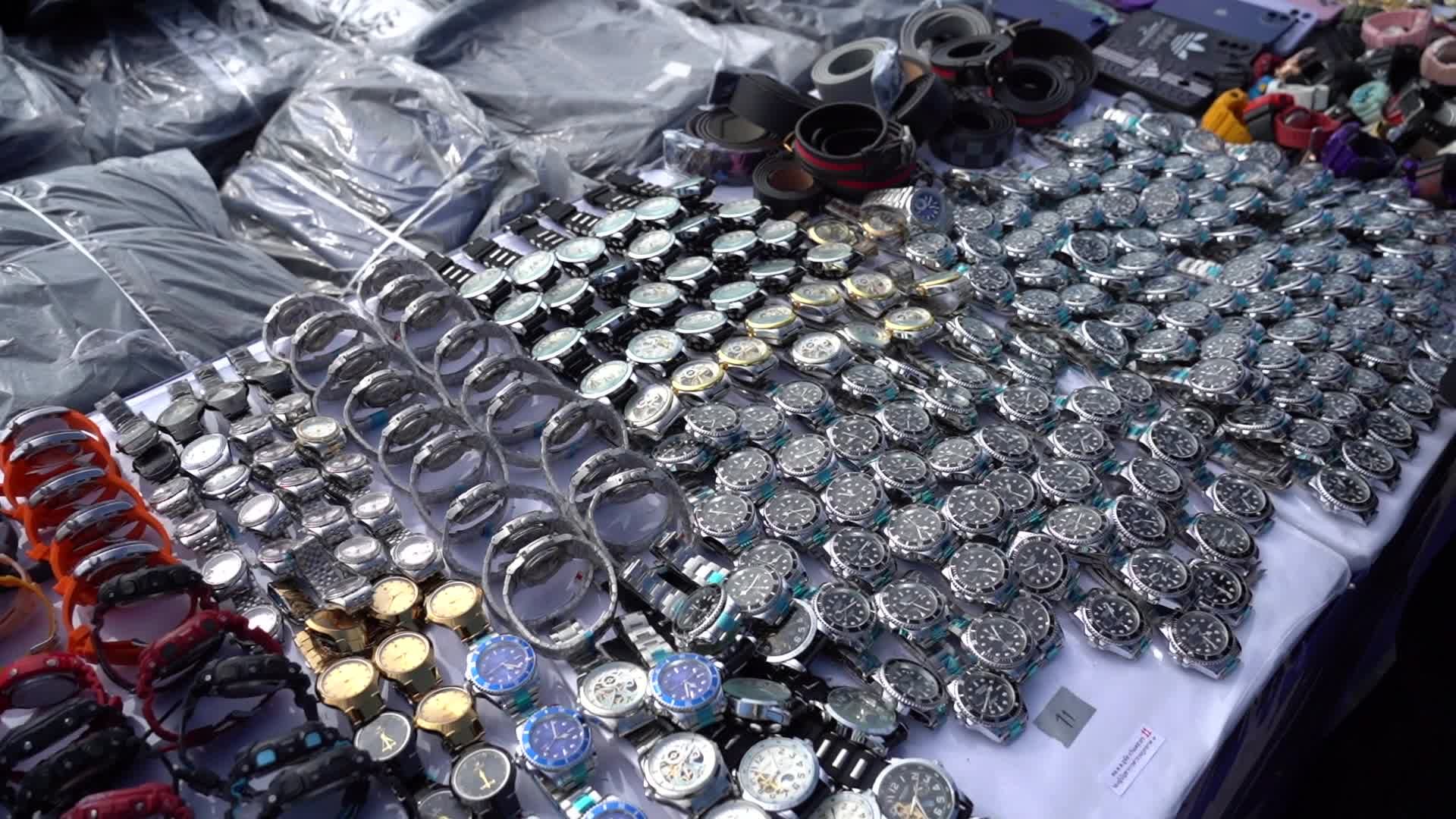 Thai Destruction of Confiscated Counterfeit and Pirated Goods.