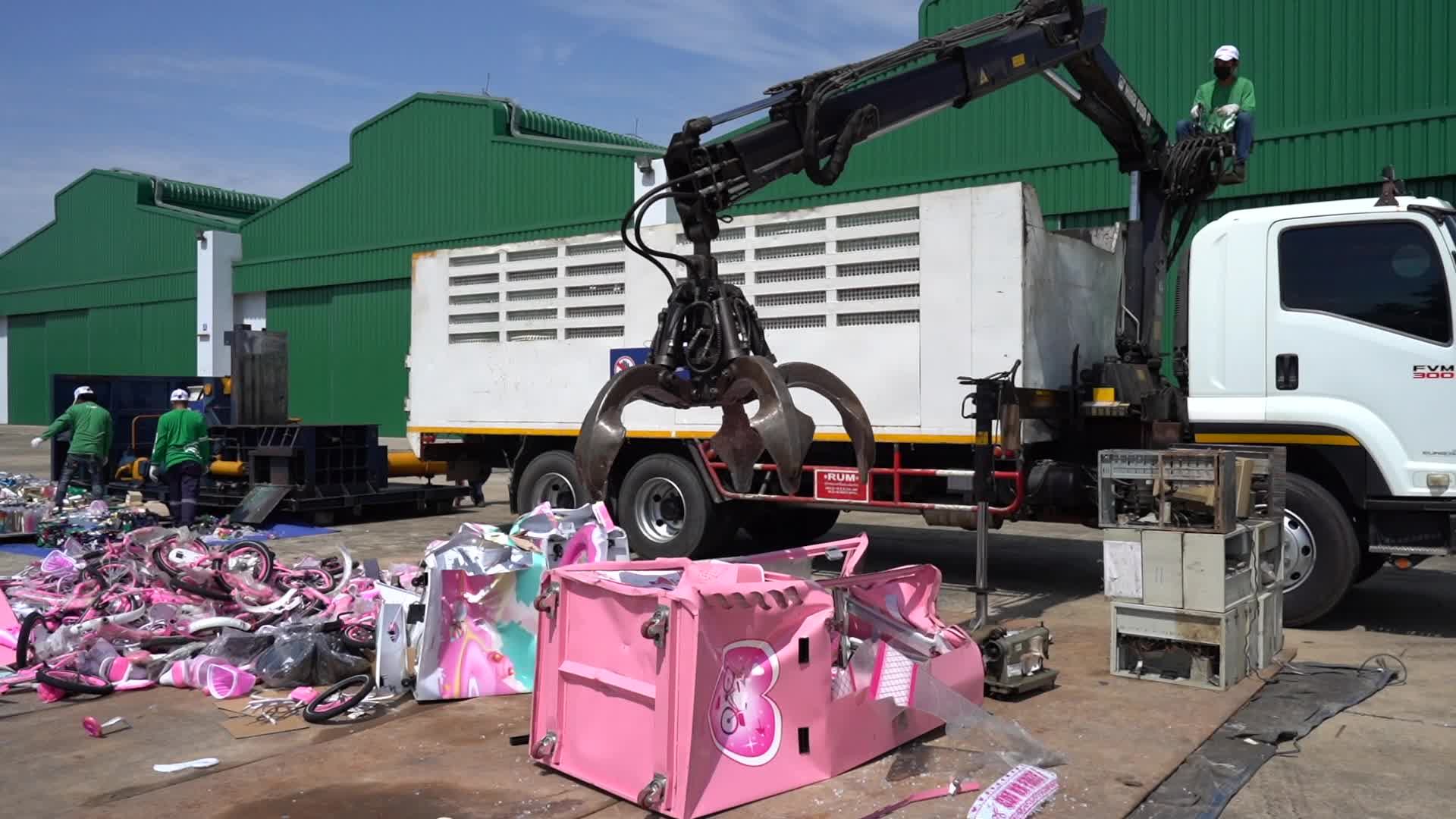 Thai Destruction of Confiscated Counterfeit and Pirated Goods.