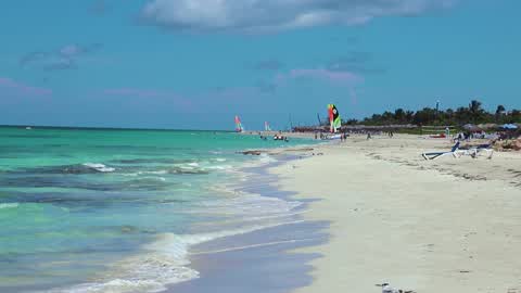 Sunny day in Varadero beach