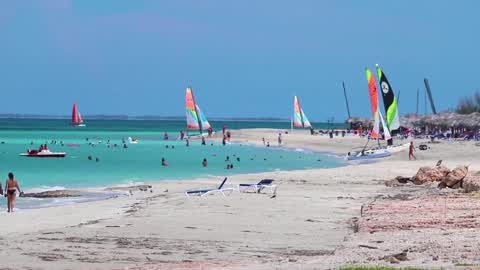 Sunny day in Varadero beach