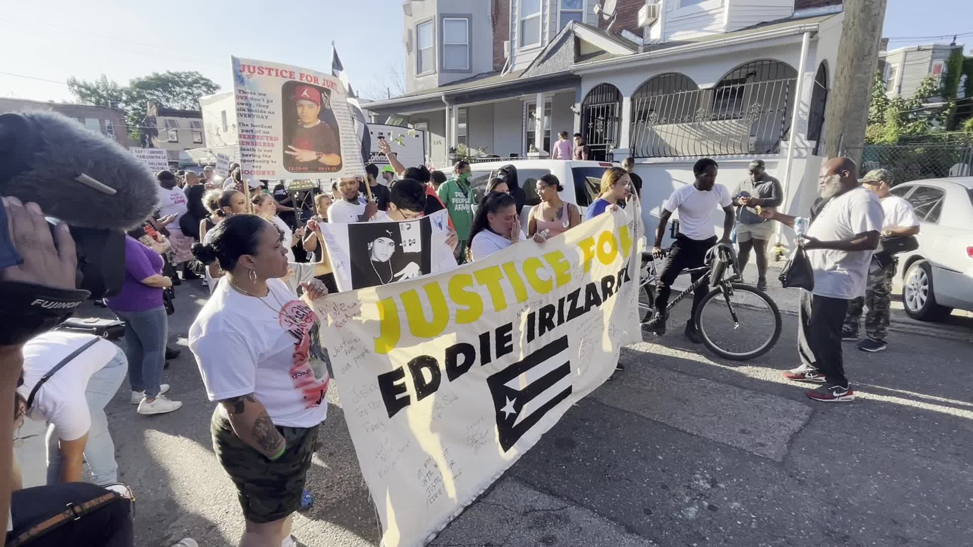 Protestors Demands Justice for Eddy Irizarry during Police Accountability Protest in Philadelphia, PA
