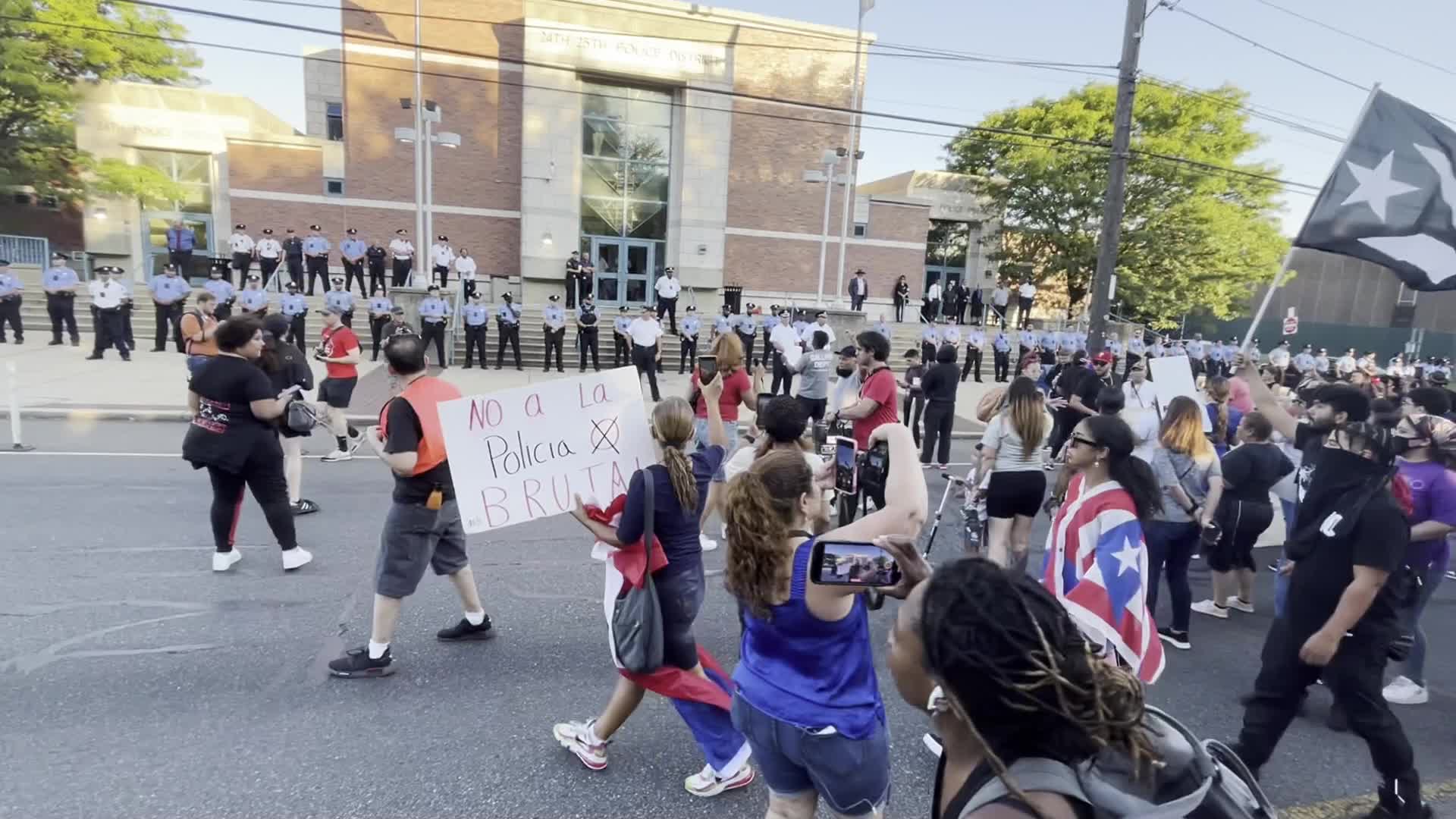 Protestors Demands Justice for Eddy Irizarry during Police Accountability Protest in Philadelphia, PA