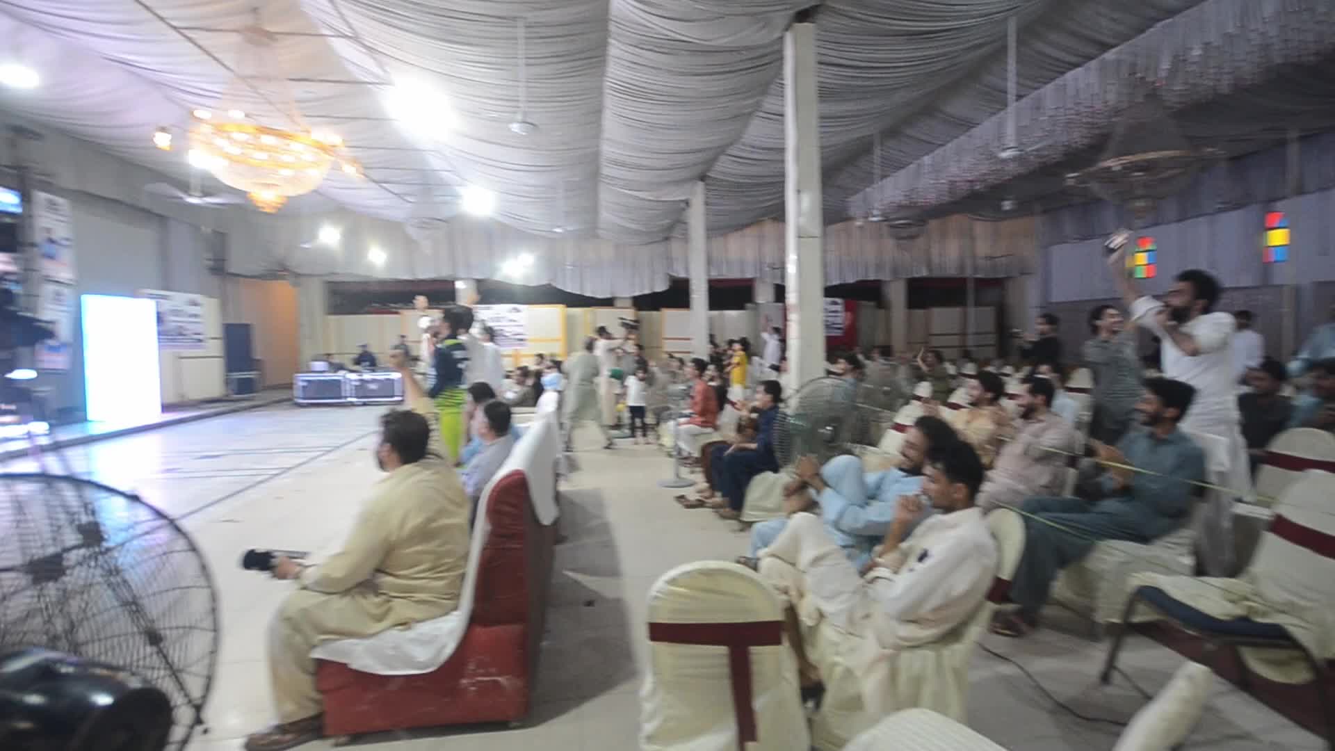 Pakistani fans are watching the live broadcast of the Cricket Asia Cup