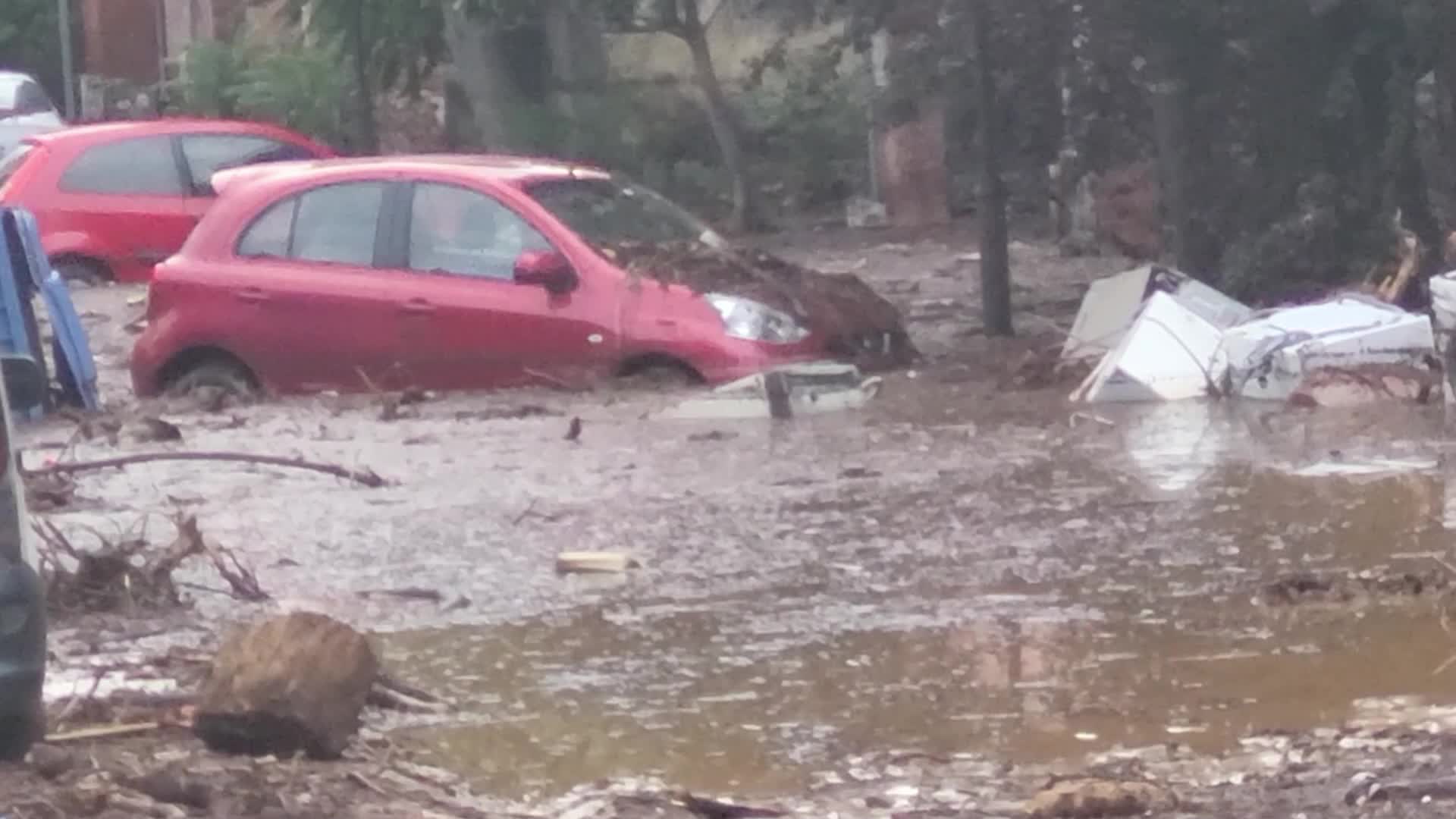 City of Volos hit by record rain and flash floods