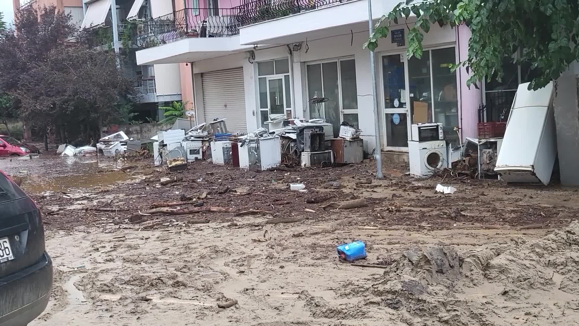 City of Volos hit by record rain and flash floods