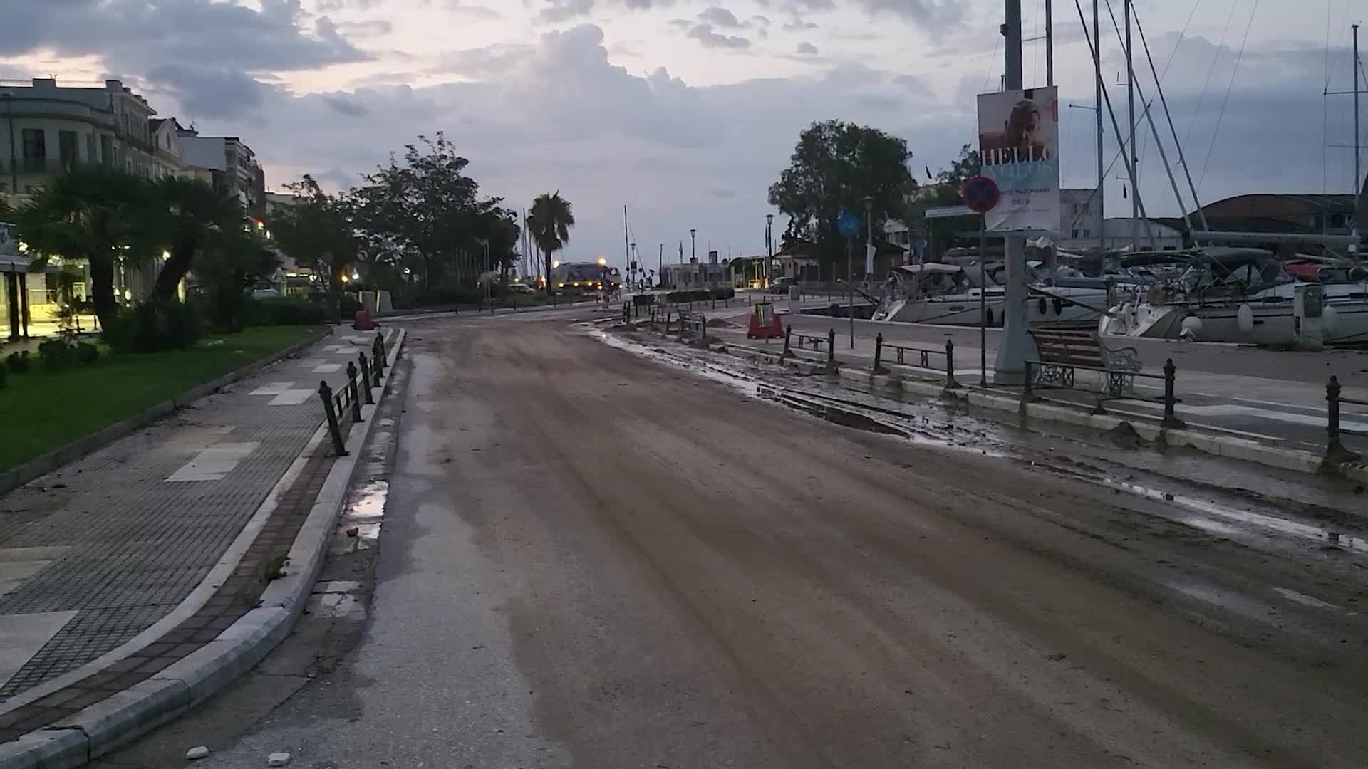 City of Volos hit by record rain and flash floods