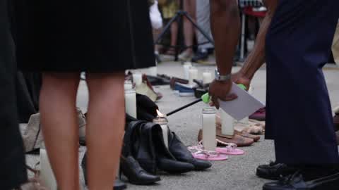 Anti-Violence Vigil In Brooklyn