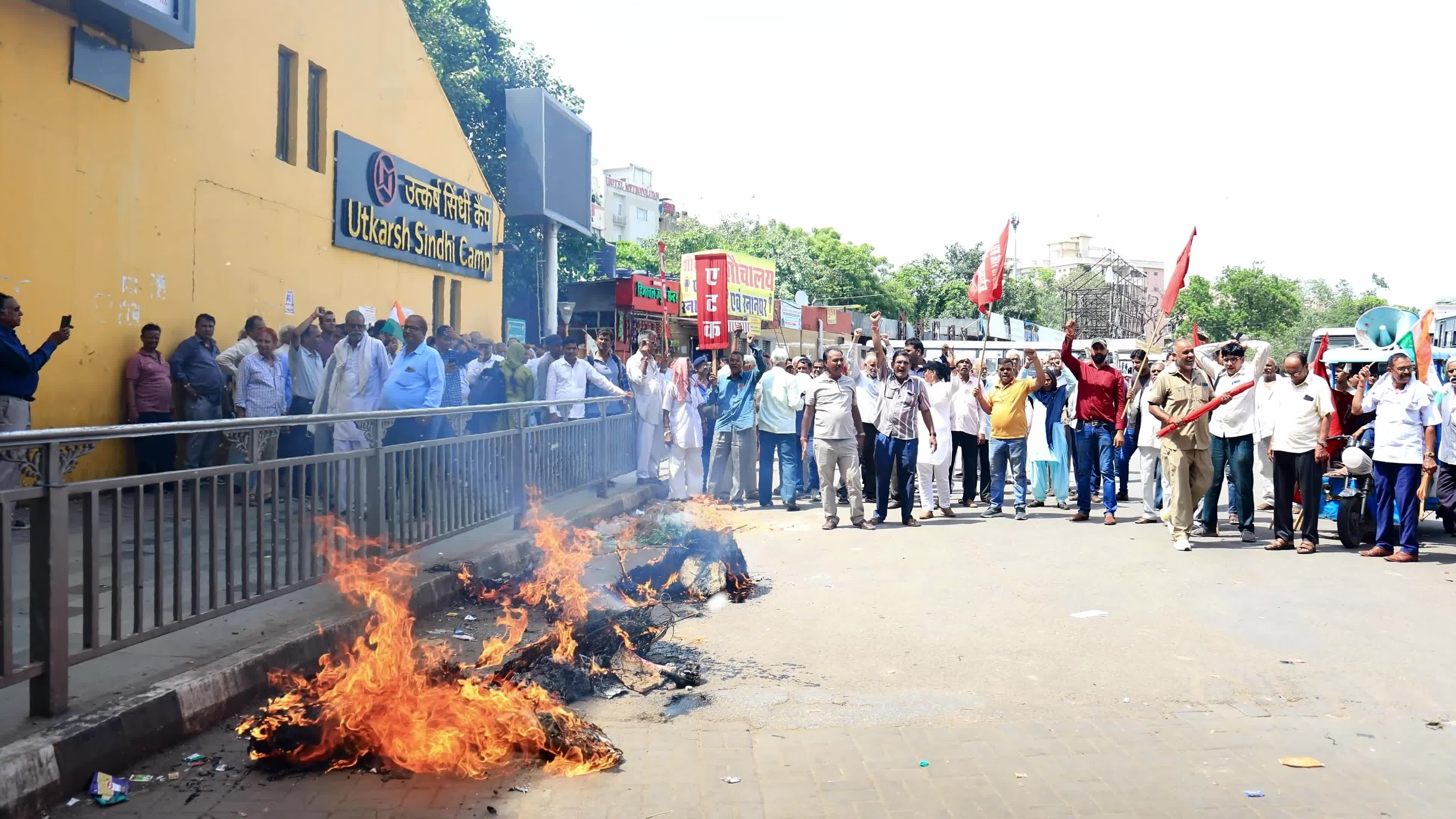 Roadways Workers Protest In Jaipur 