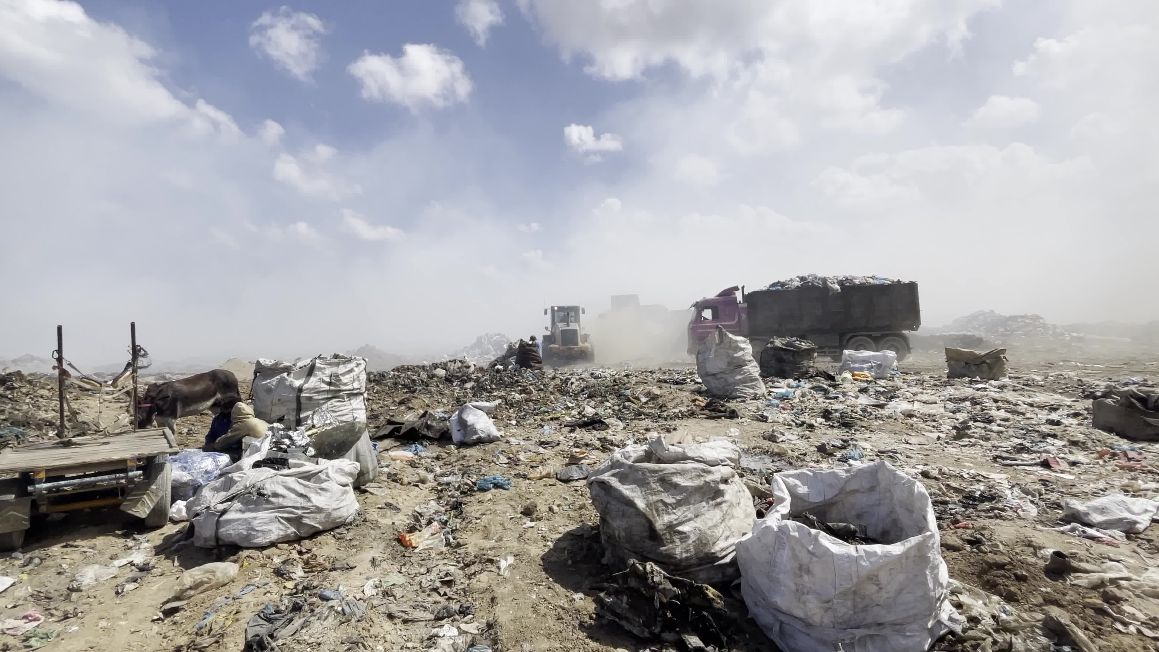 Waste Dump In Gaza, Palestine