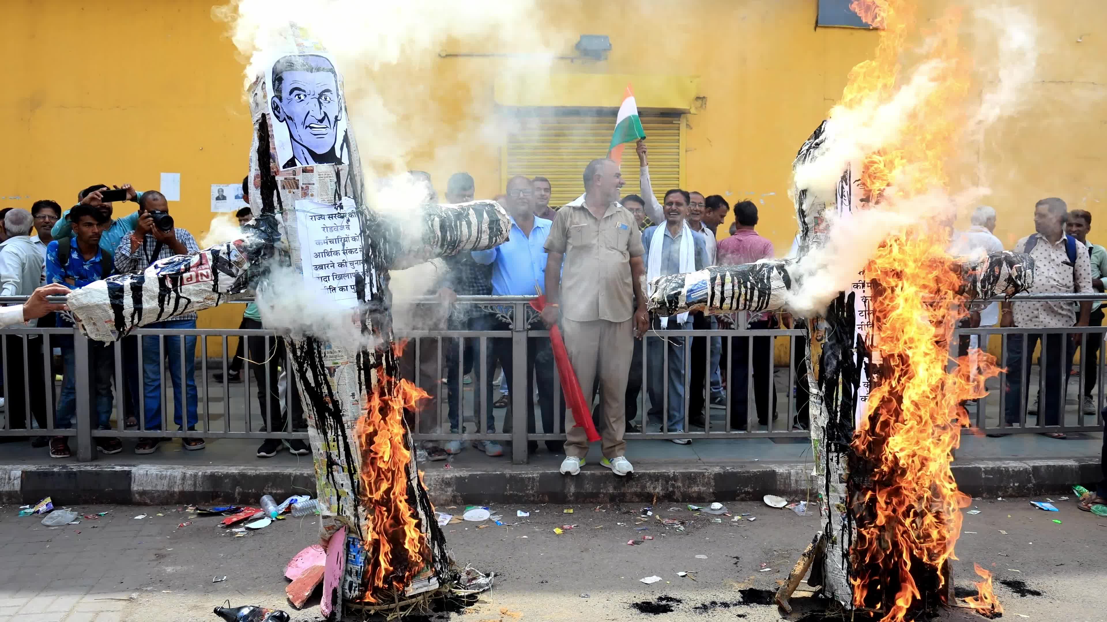 Roadways Workers Protest In Jaipur 