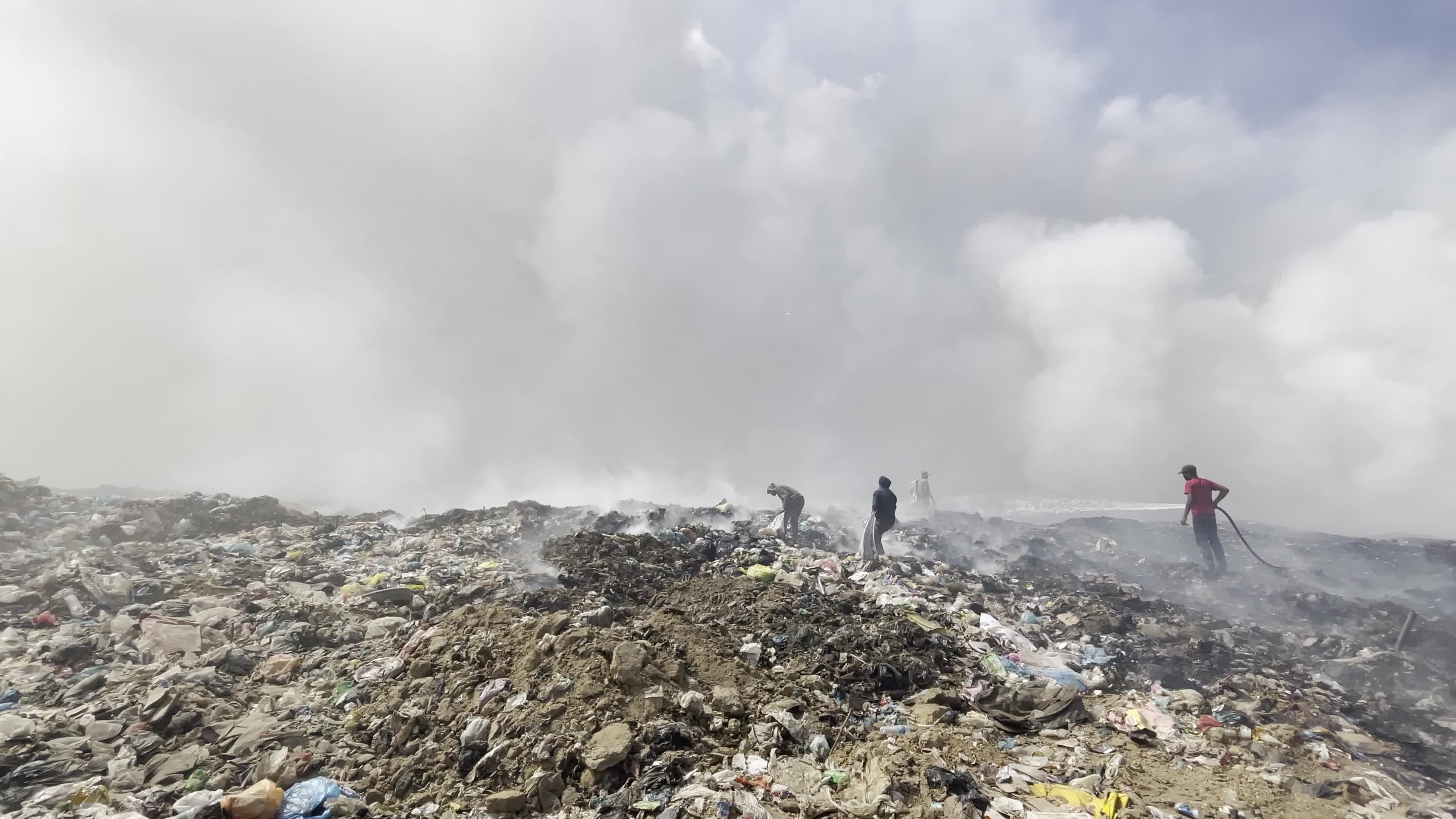 Waste Dump In Gaza, Palestine