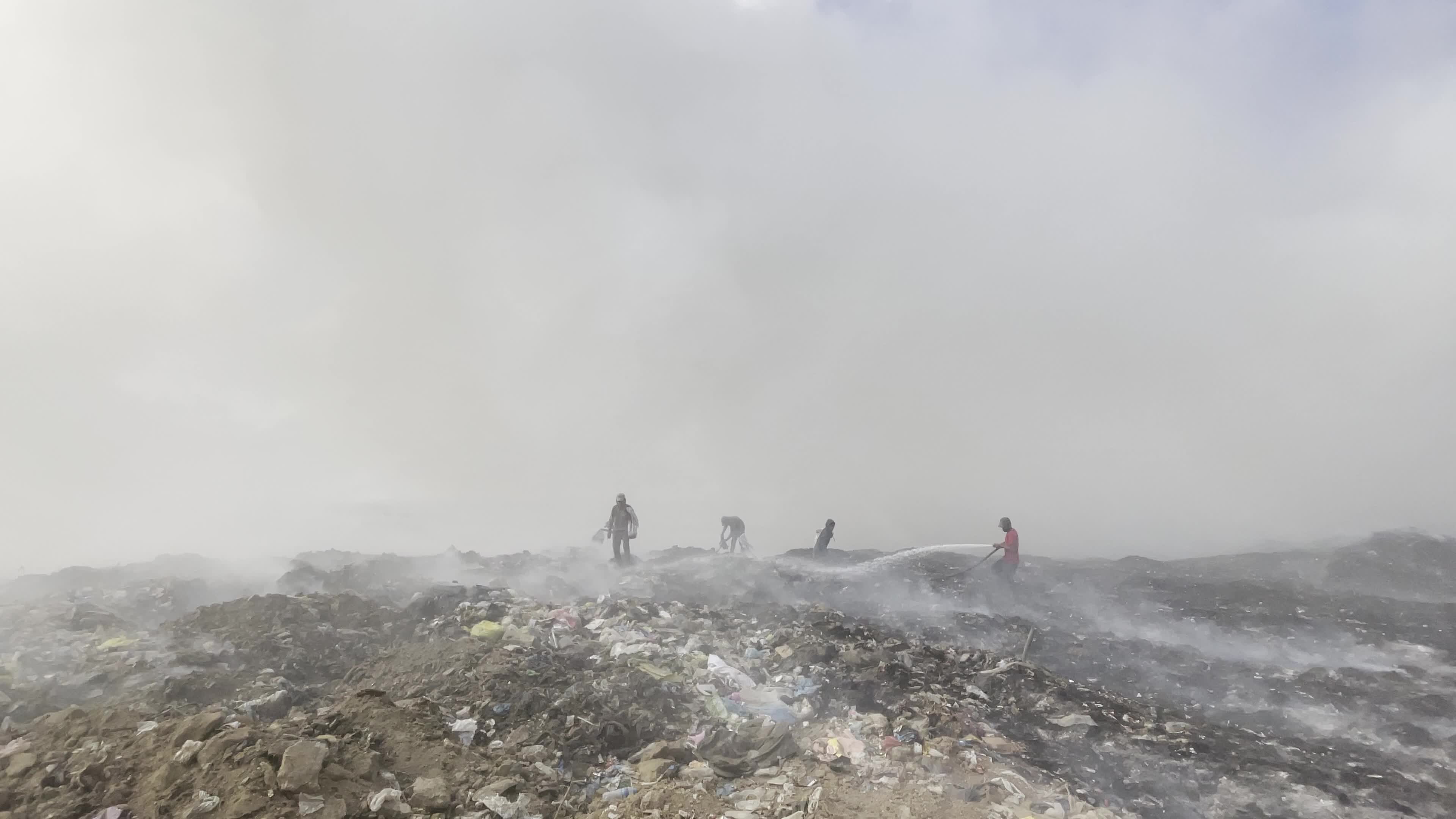 Waste Dump In Gaza, Palestine