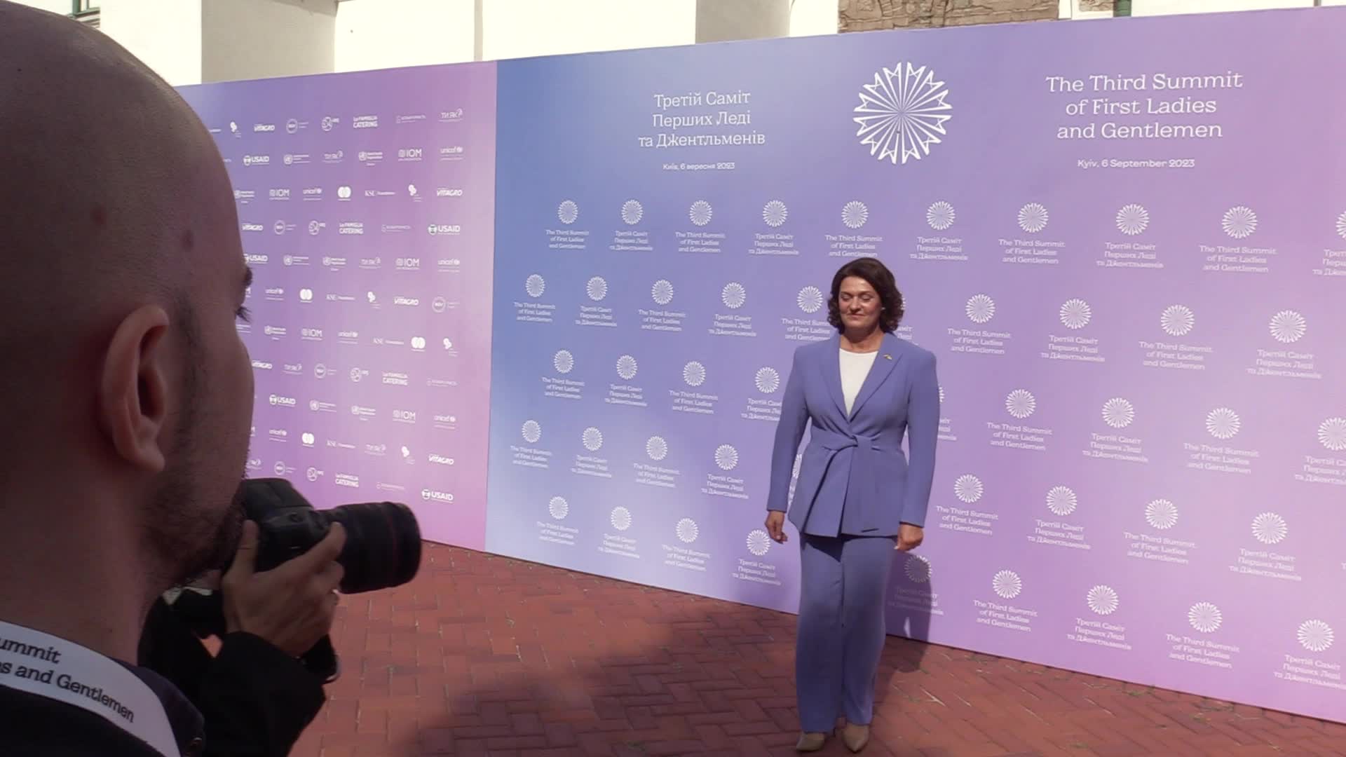 The Third Summit of First Ladies and Gentlemen in Kyiv, amid Russia's invasion of Ukraine