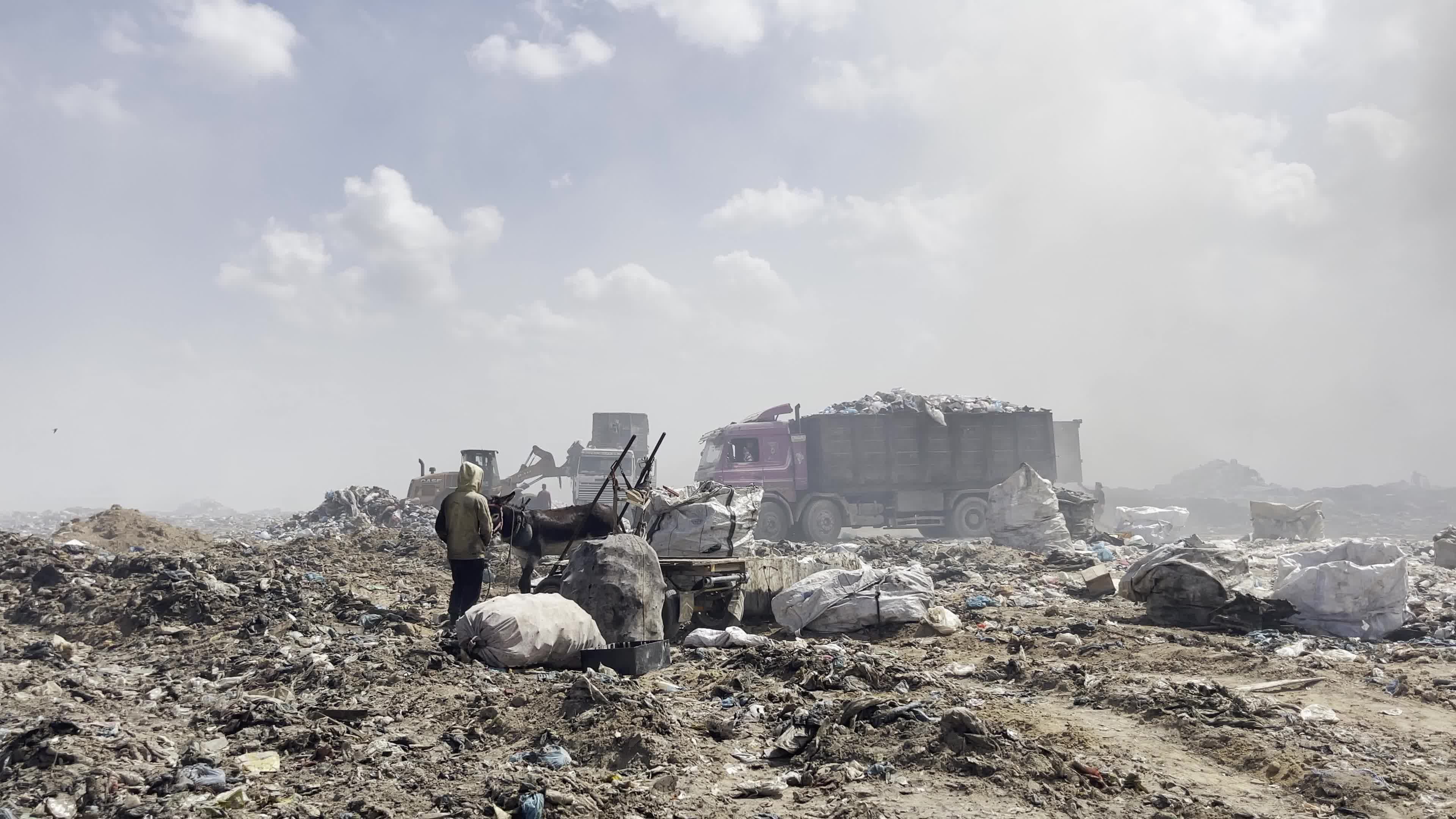 Waste Dump In Gaza, Palestine