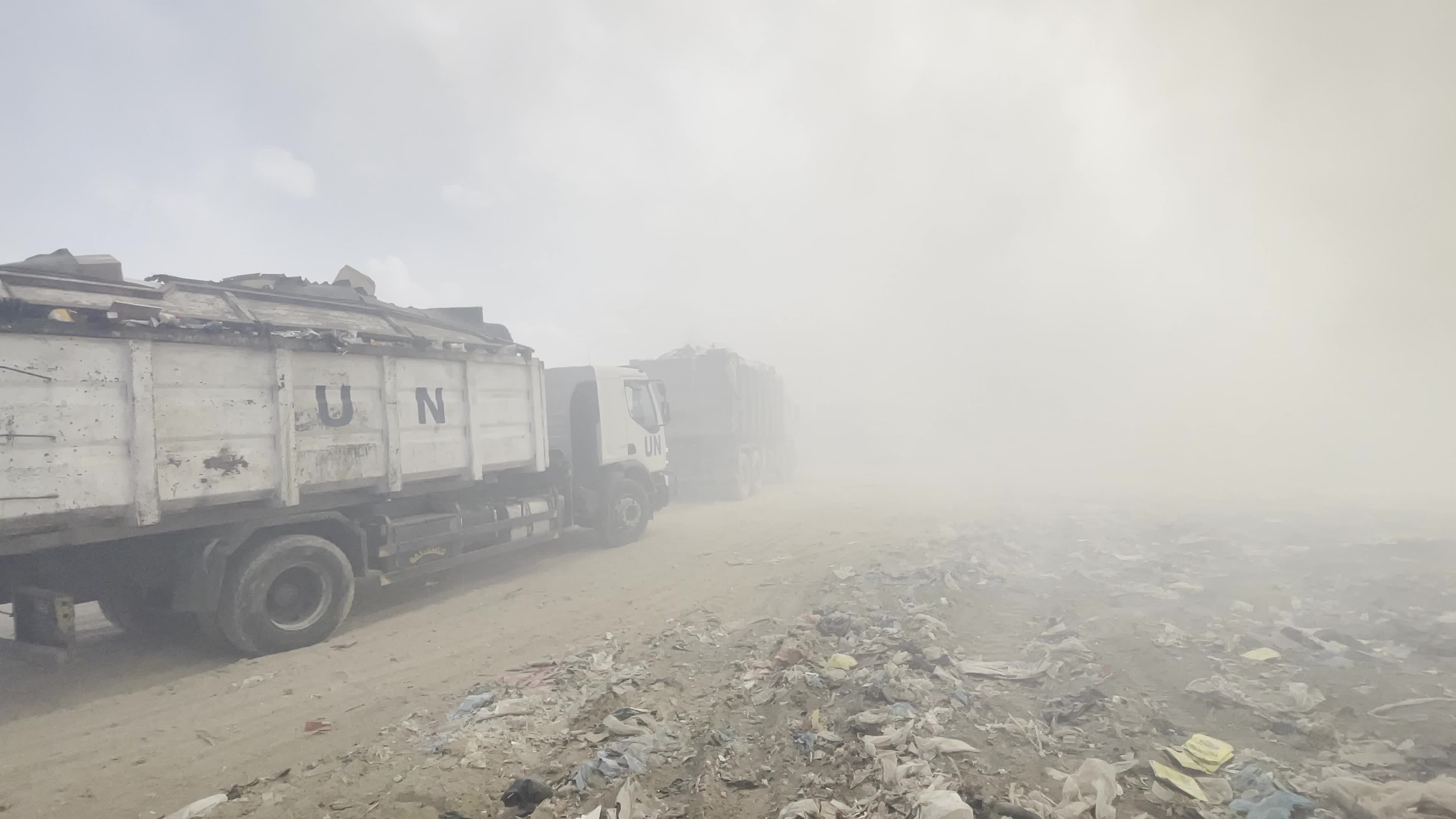 Waste Dump In Gaza, Palestine