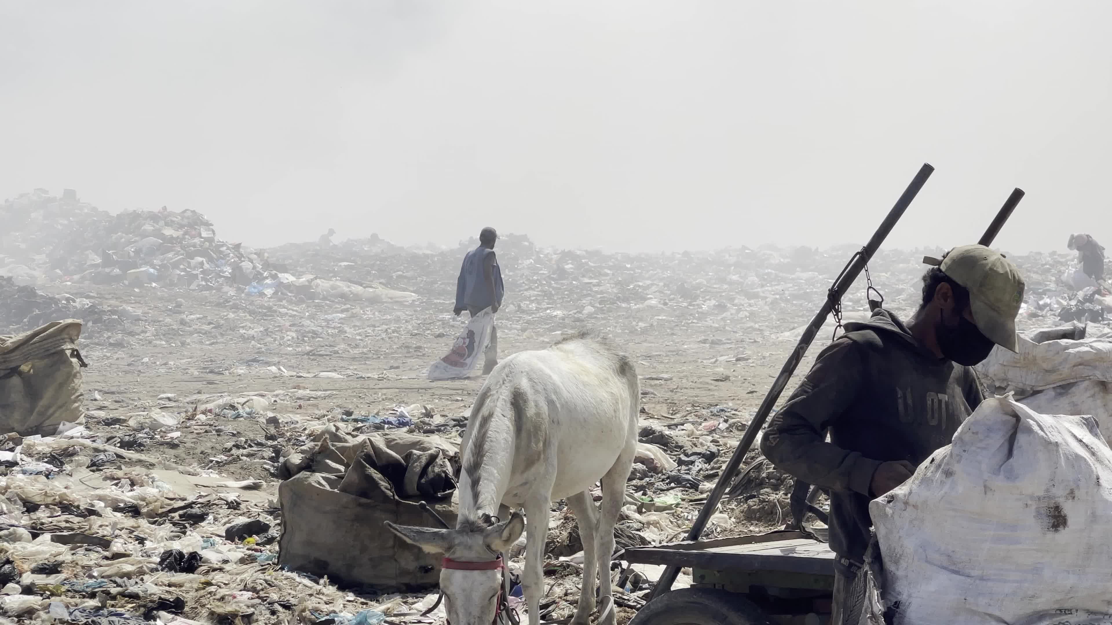 Waste Dump In Gaza, Palestine