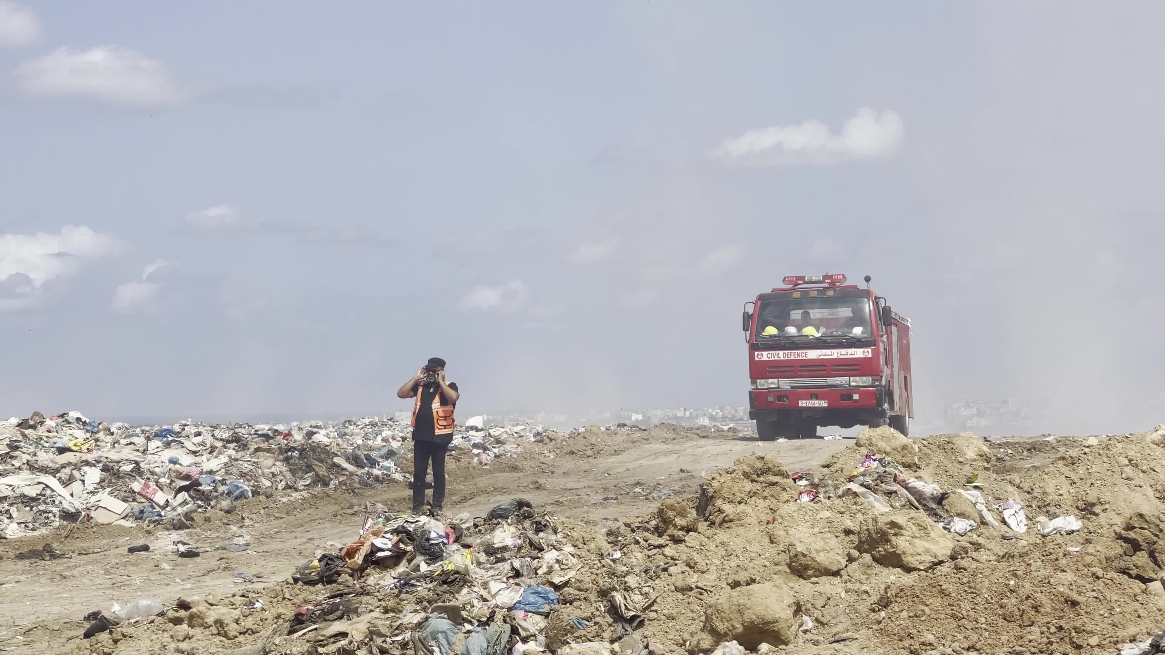 Waste Dump In Gaza, Palestine