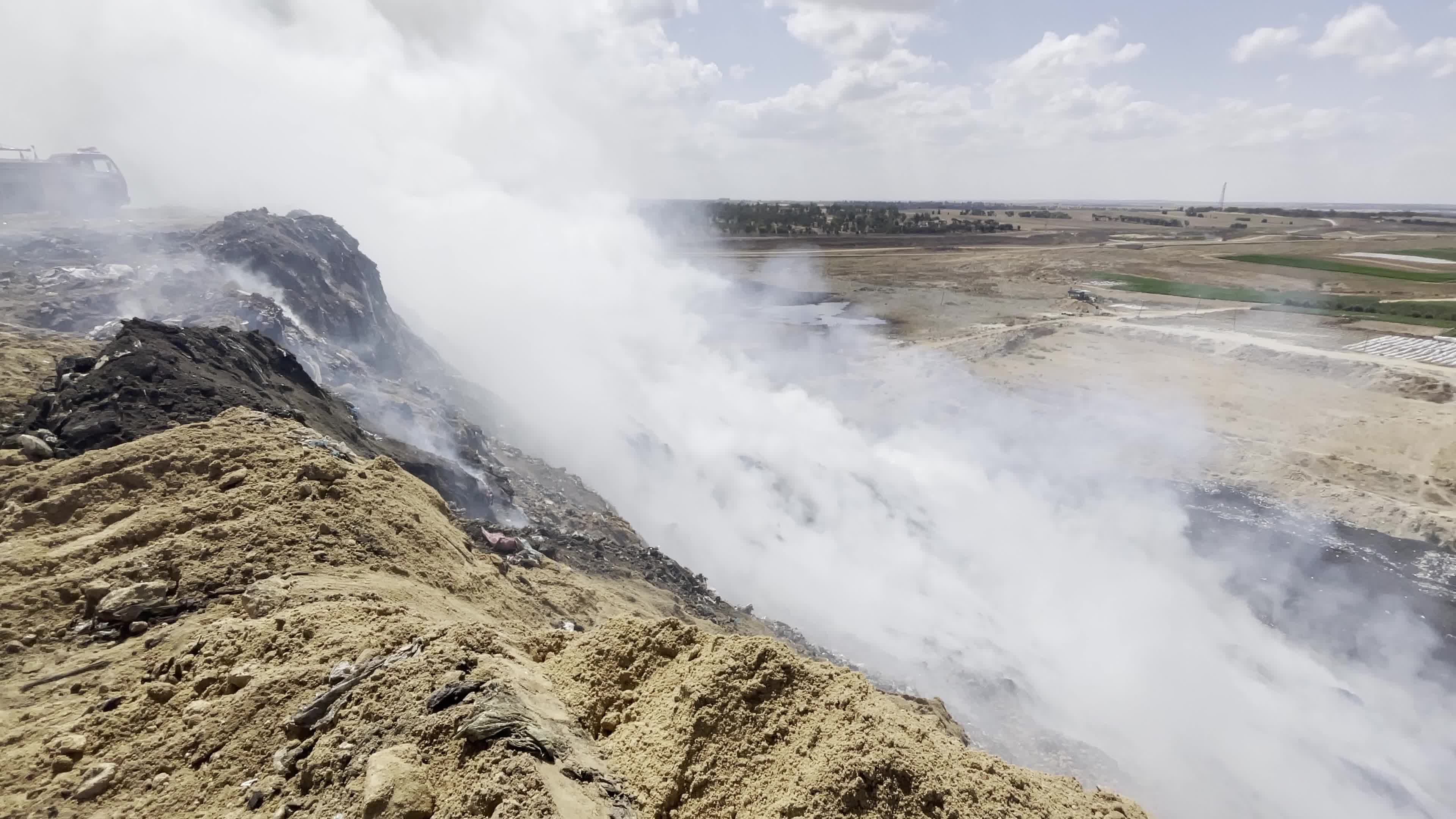Waste Dump In Gaza, Palestine