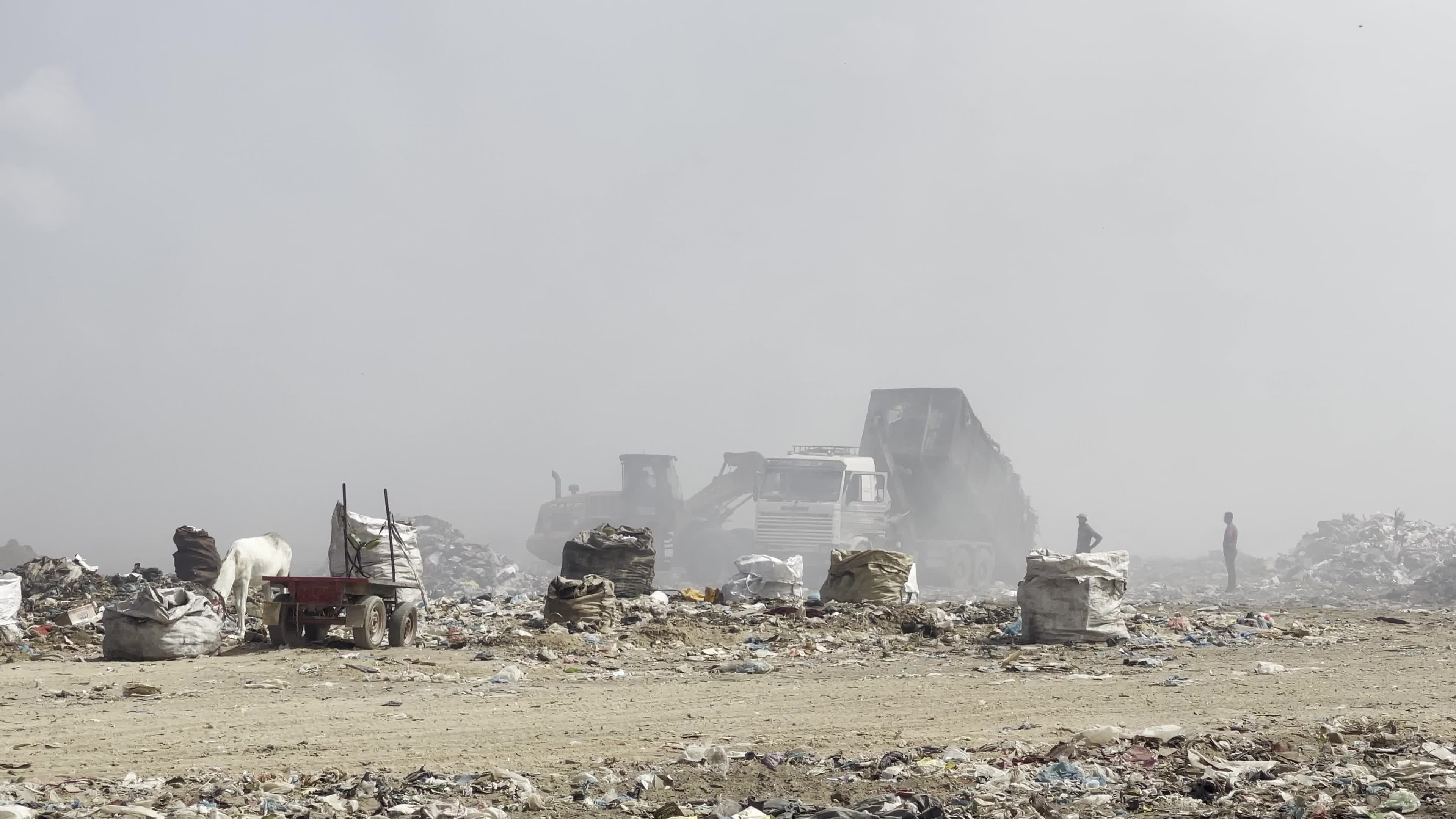 Waste Dump In Gaza, Palestine