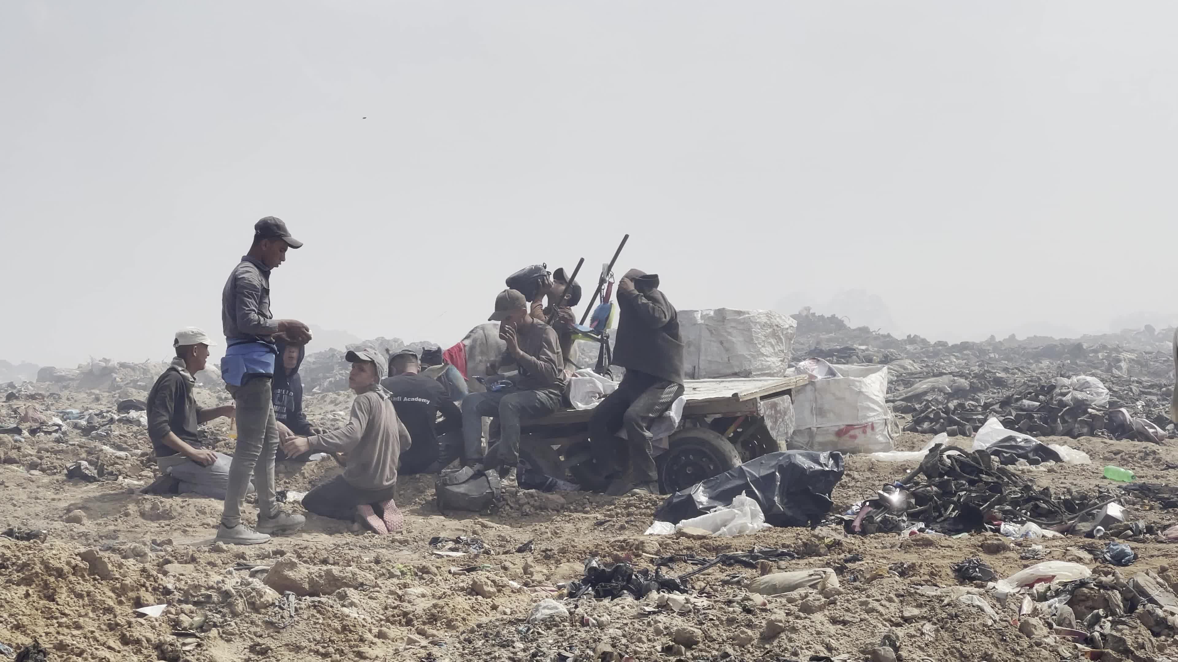 Waste Dump In Gaza, Palestine