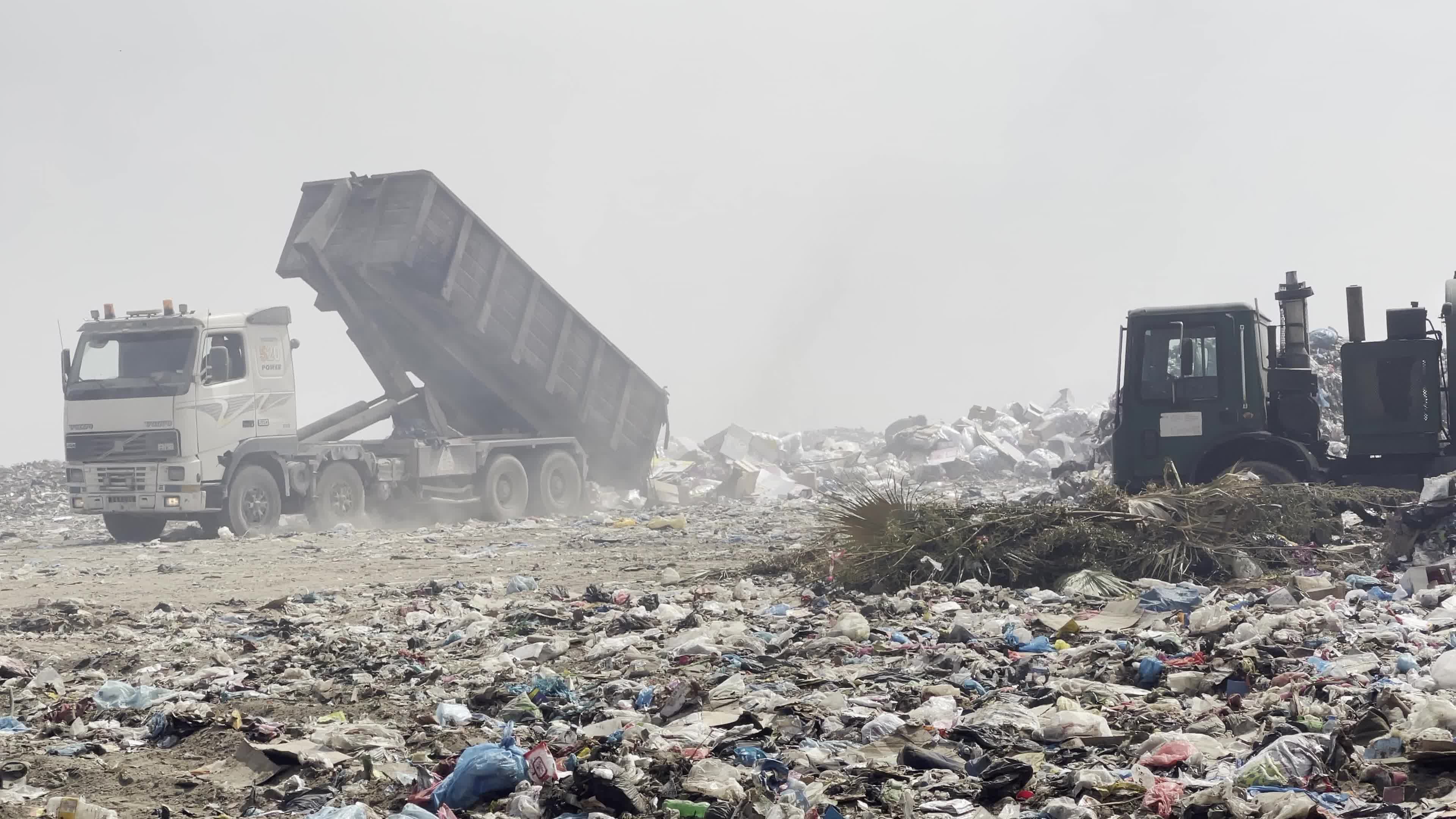 Waste Dump In Gaza, Palestine
