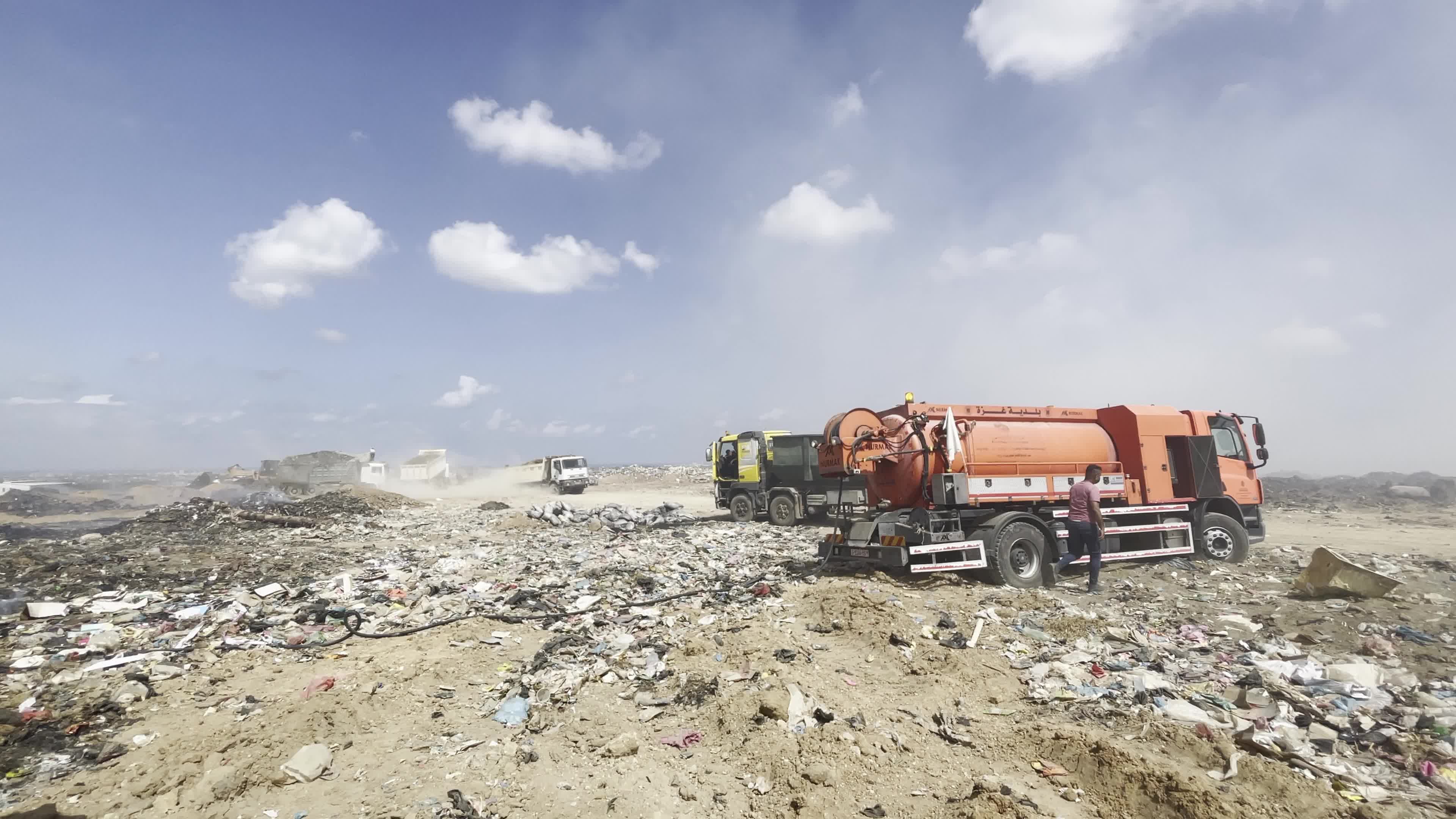 Waste Dump In Gaza, Palestine