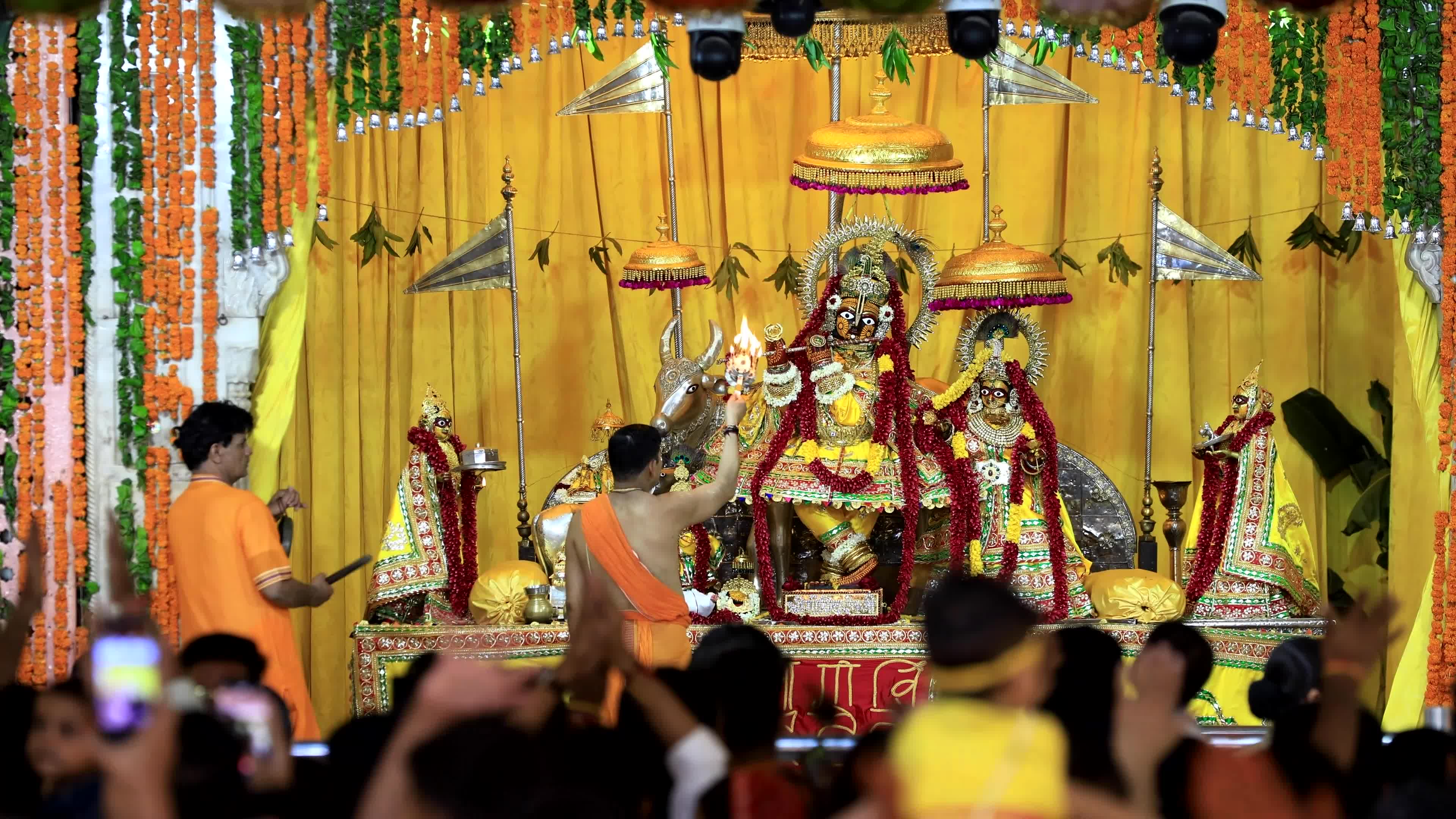 Krishna Janmashtami Celebration At Govind Dev Ji Temple in Jaipur