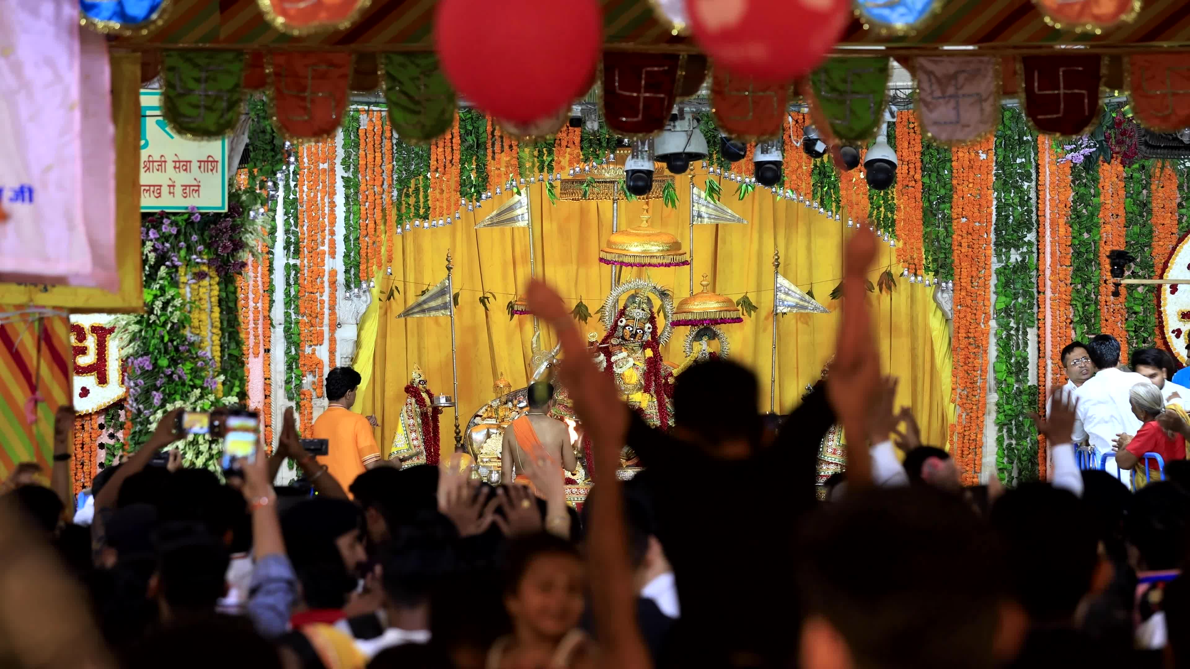 Krishna Janmashtami Celebration At Govind Dev Ji Temple in Jaipur